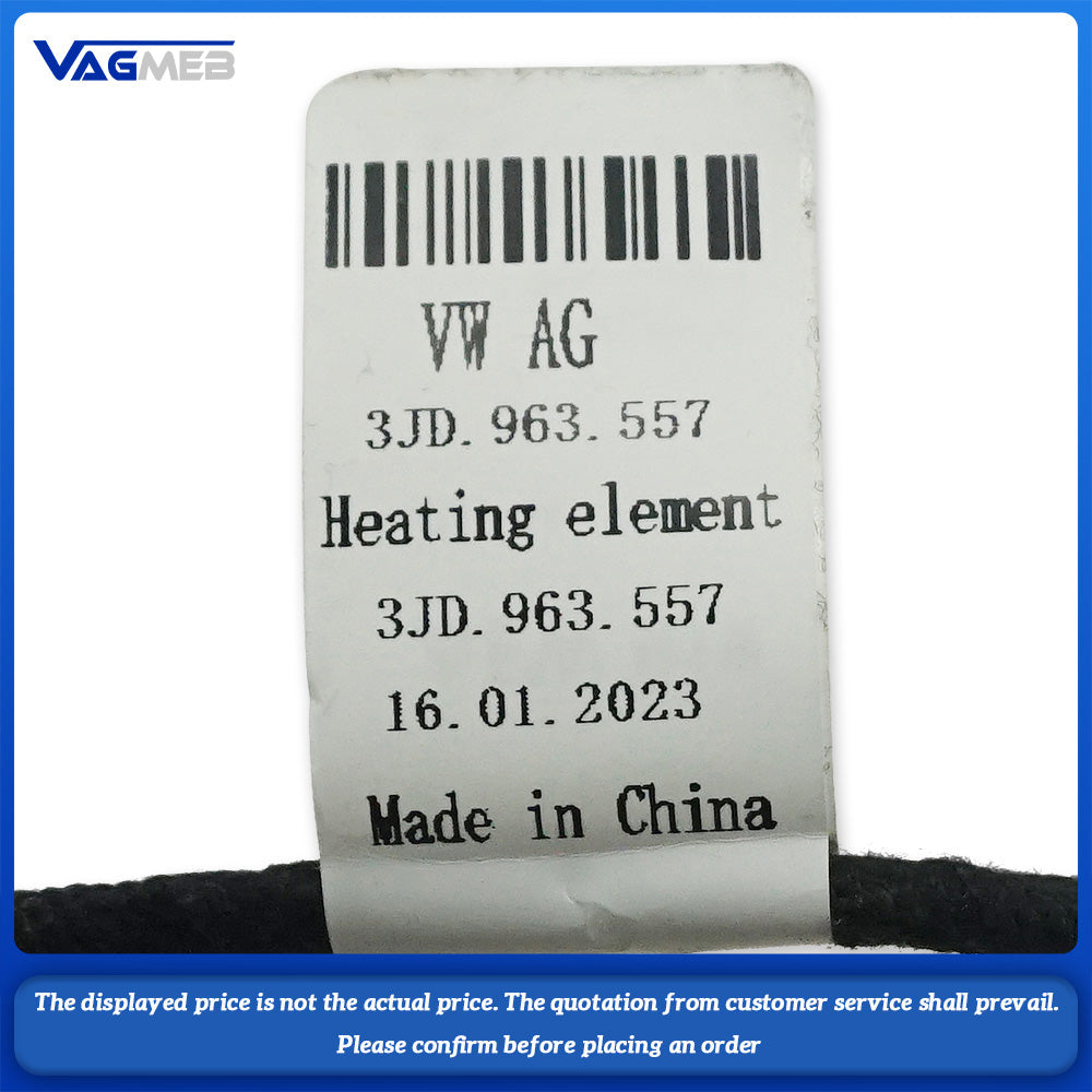 For VW Passat B9 front seat heating pad 3JD 963 561 557 555