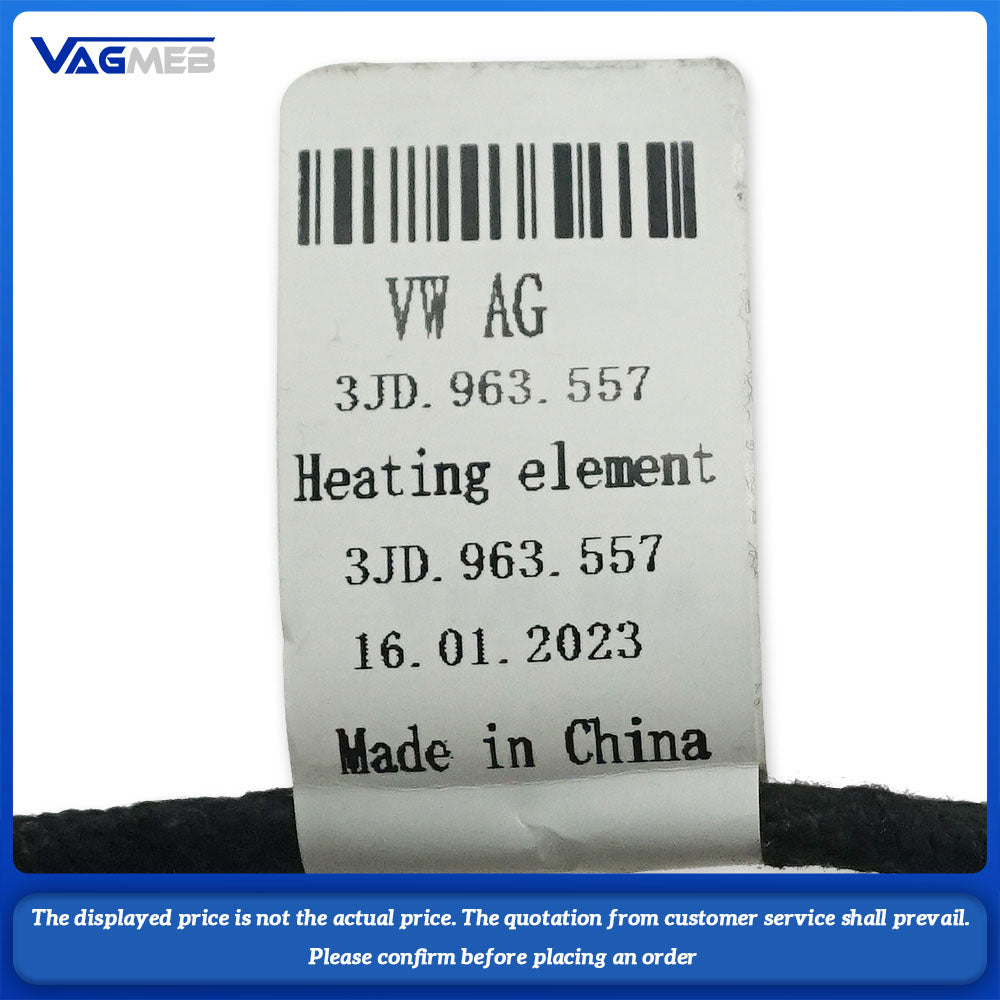 For VW Passat B9 Rear seat heating pad 3JD 963 561 567