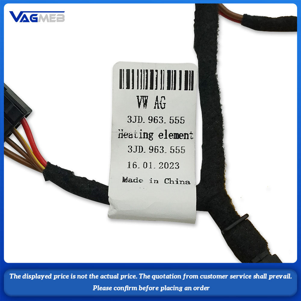 For VW Passat B9 Rear seat heating pad 3JD 963 561 567