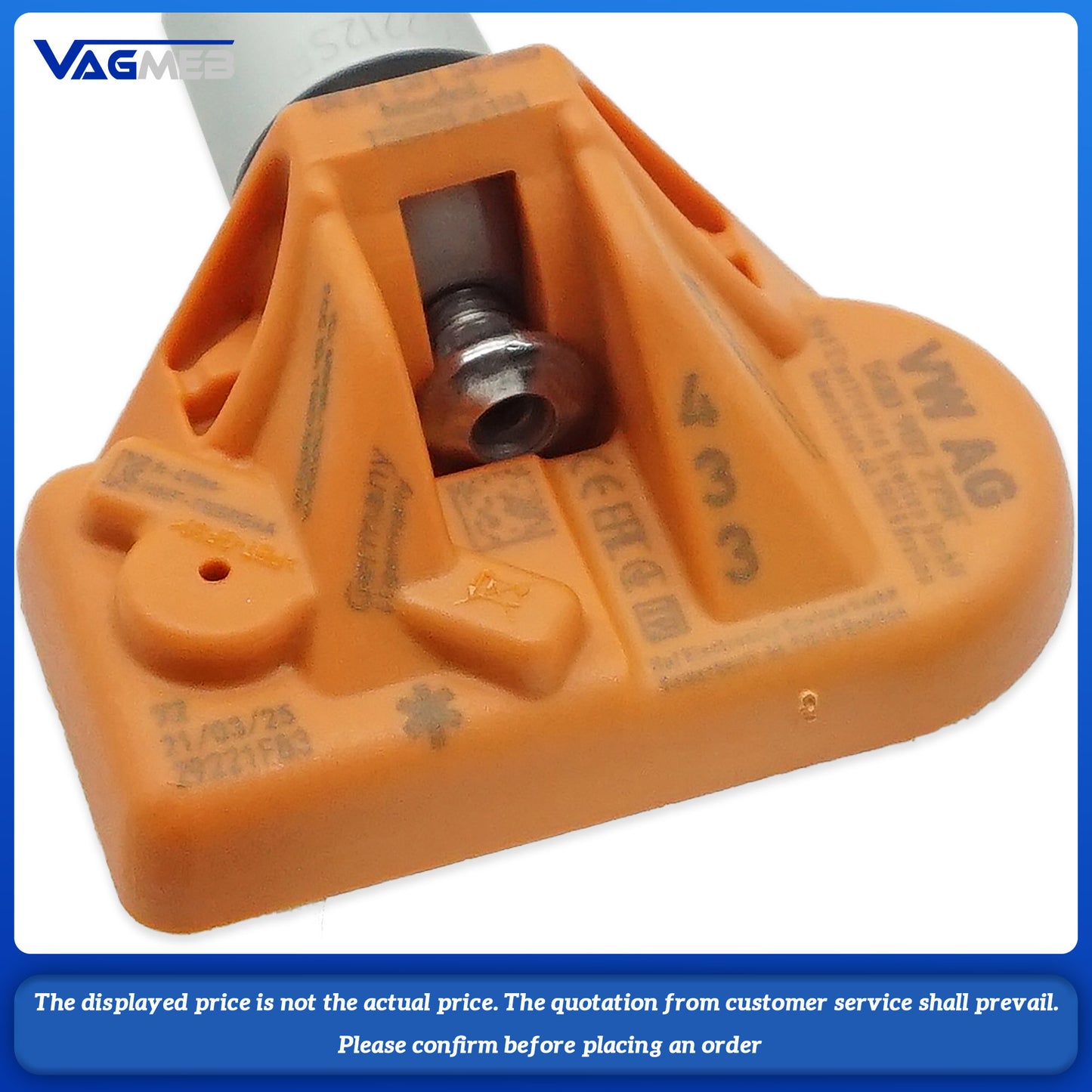 5Q0 907 275 F For Audi RS3 SKODA Kodiaq PORSCHE 718 VW Arteon Golf Eos Magotan Jetta Tire Pressure Monitoring System Sensor