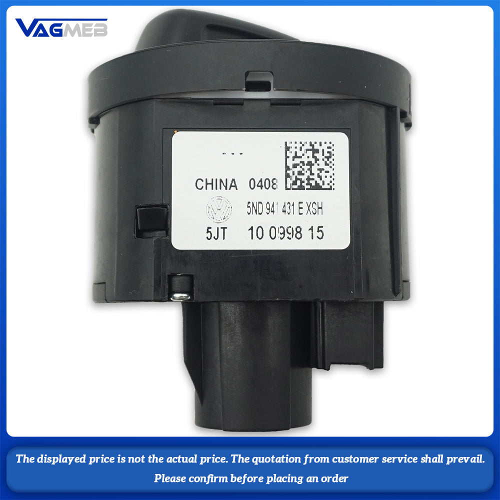 Automatic headlight switch for VW Golf 6 MK6 Passat B6 B7 Touran Tiguan cc 5ND 941 431 B