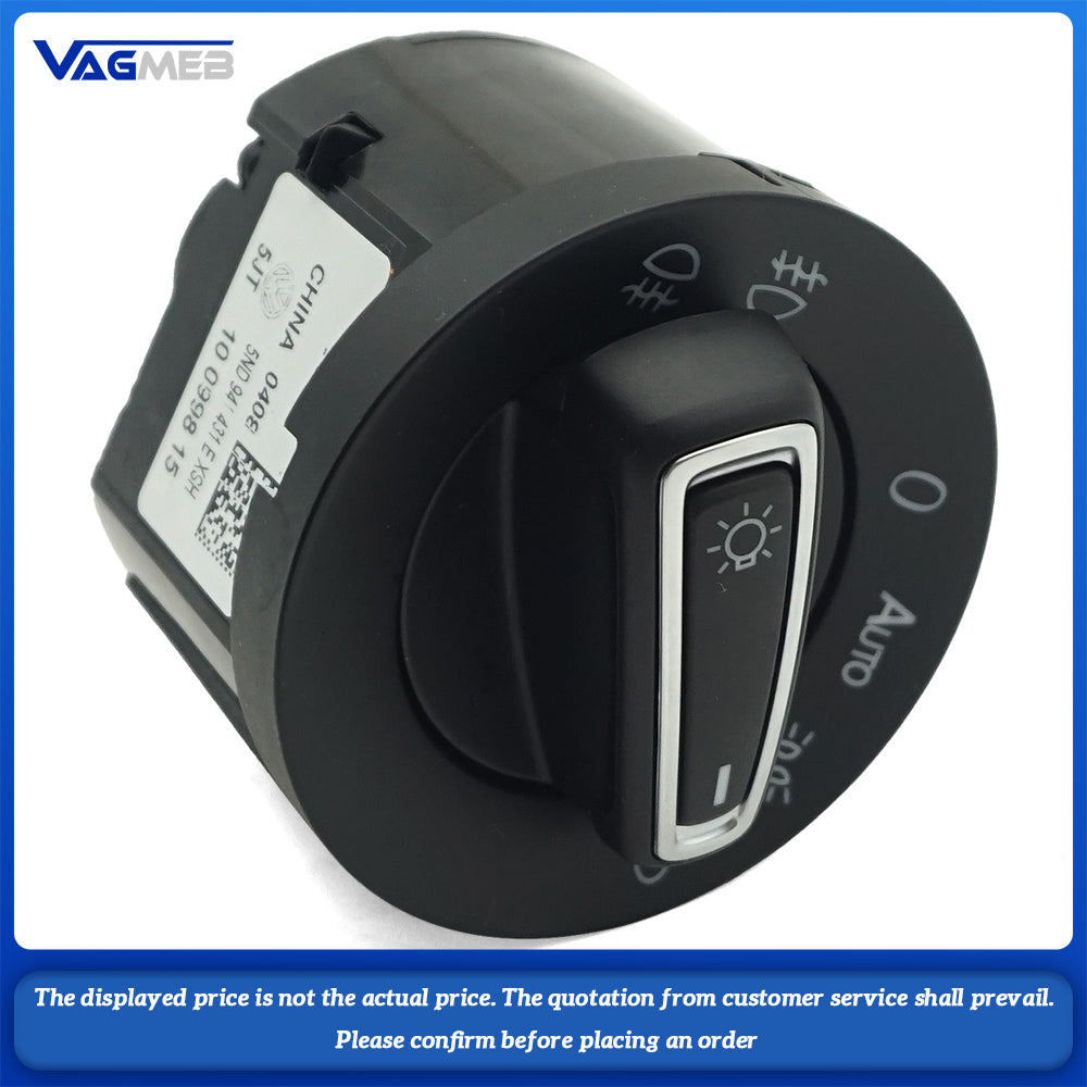 Automatic headlight switch for VW Golf 6 MK6 Passat B6 B7 Touran Tiguan cc 5ND 941 431 B