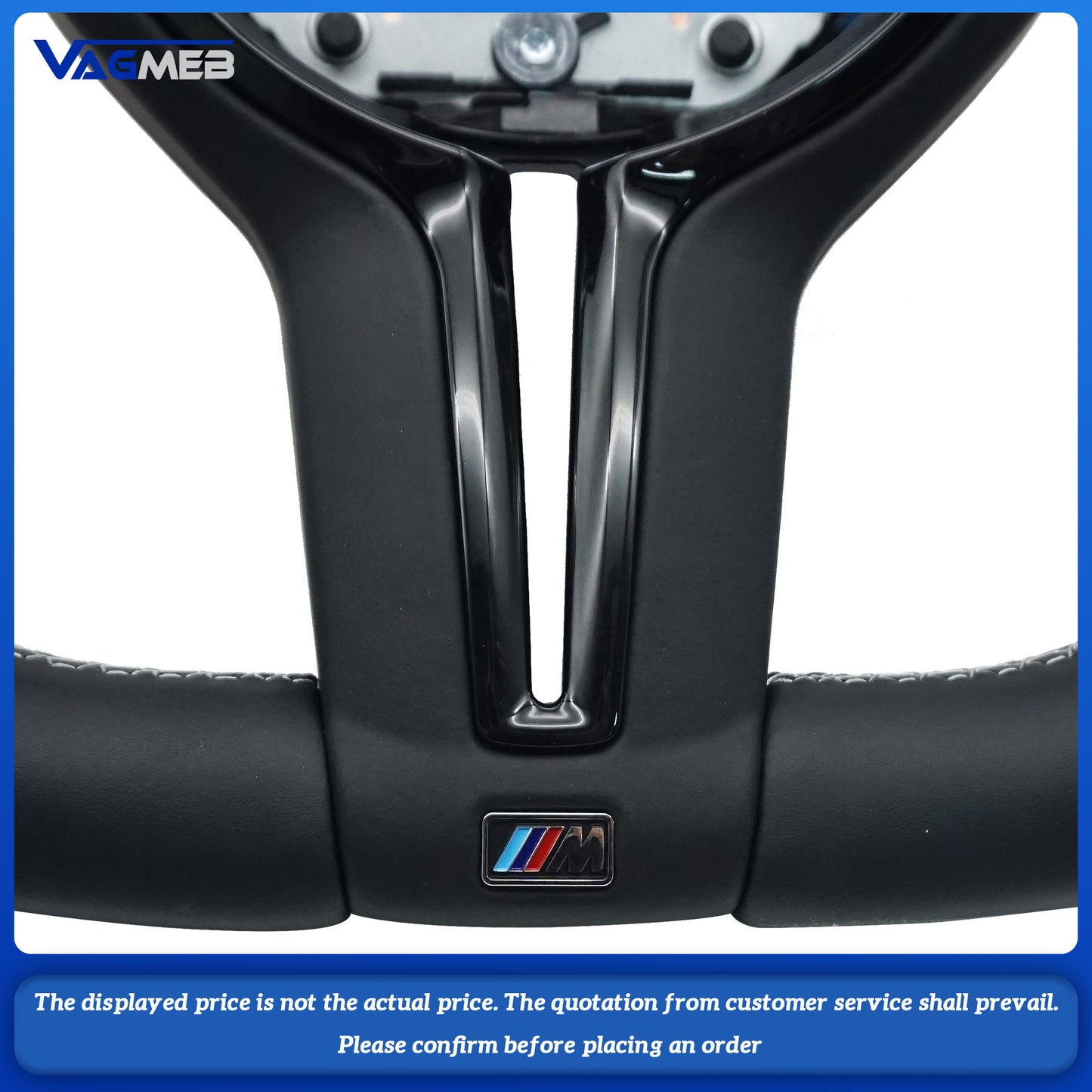Steering Wheel Suitable For BMW F30 F10 F31 F20 E90 Is Made Of leather Material And Sports Steering Car Accessories M Logo