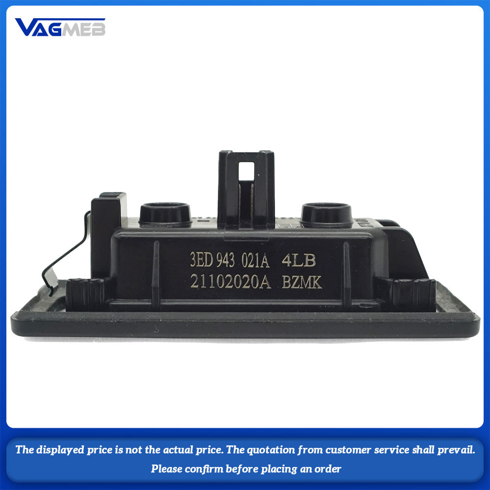 LED License Plate Light Lamp For VW Atlas Tiguan MK2 ID4 ID6 Skoda Octavia 3ED 943 021 A