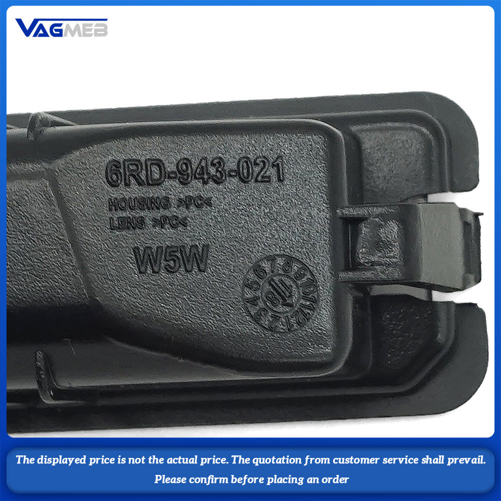 Rear License Number Plate Lamp For VW Polo 6RD 943 021