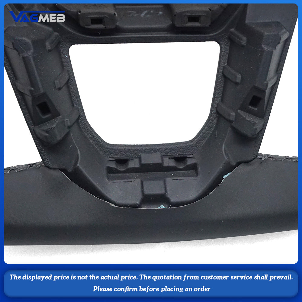 Alcantara leather black stitching steering wheel For SEAT Cupra steering wheel, Car Accessories