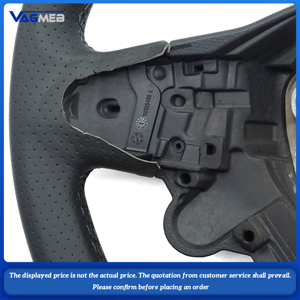 Alcantara leather black stitching steering wheel For SEAT Cupra steering wheel, Car Accessories
