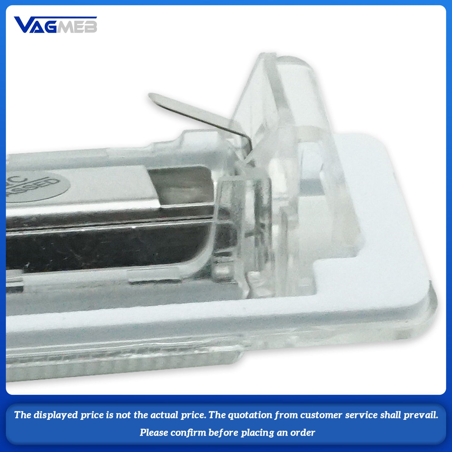 For Benz W210 4D Sedan W202 4D Sedan Facelift 1997-2000 White LED Number License Plate Light A