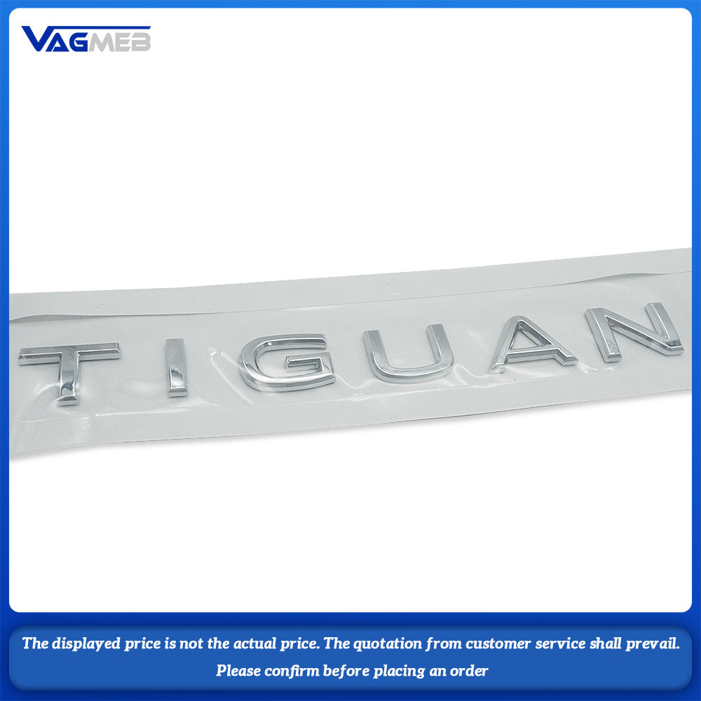 For VW Car Letters Rear Bumper Trunk Emblem Sticker Badge Decal styling auto Accessories