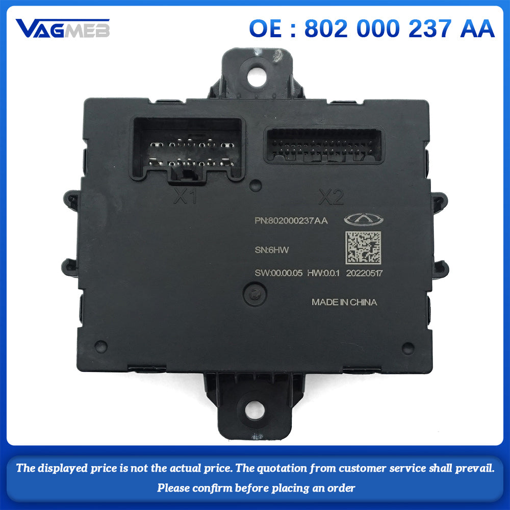 Original Automatic Rear Door Control Module For Chery Tiggo 4 5X 7 Pro T19C M1D 802000237AA
