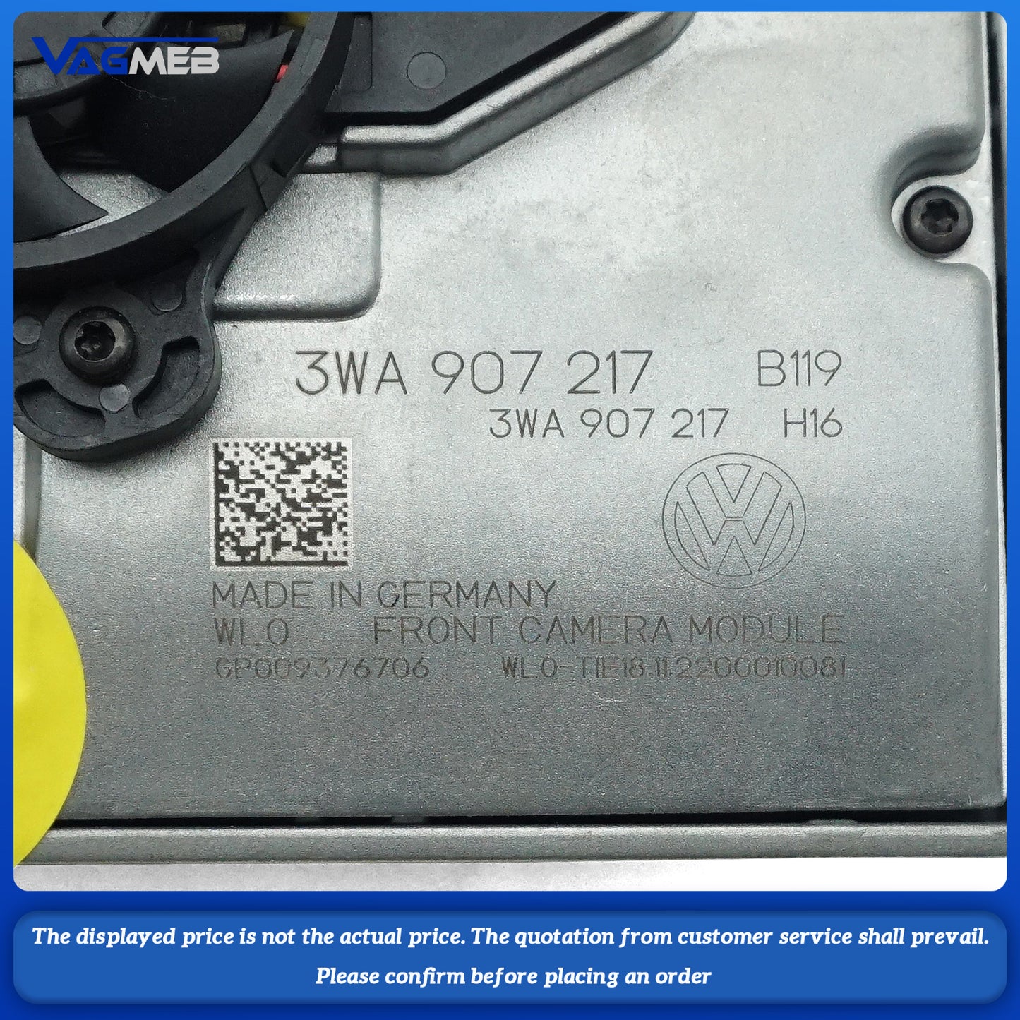 For VW Passat Tiguan MK2 Skoda Kodiaq Superb Auto lane keeping sytem camera Departure Warning System camera 3WA 907 217