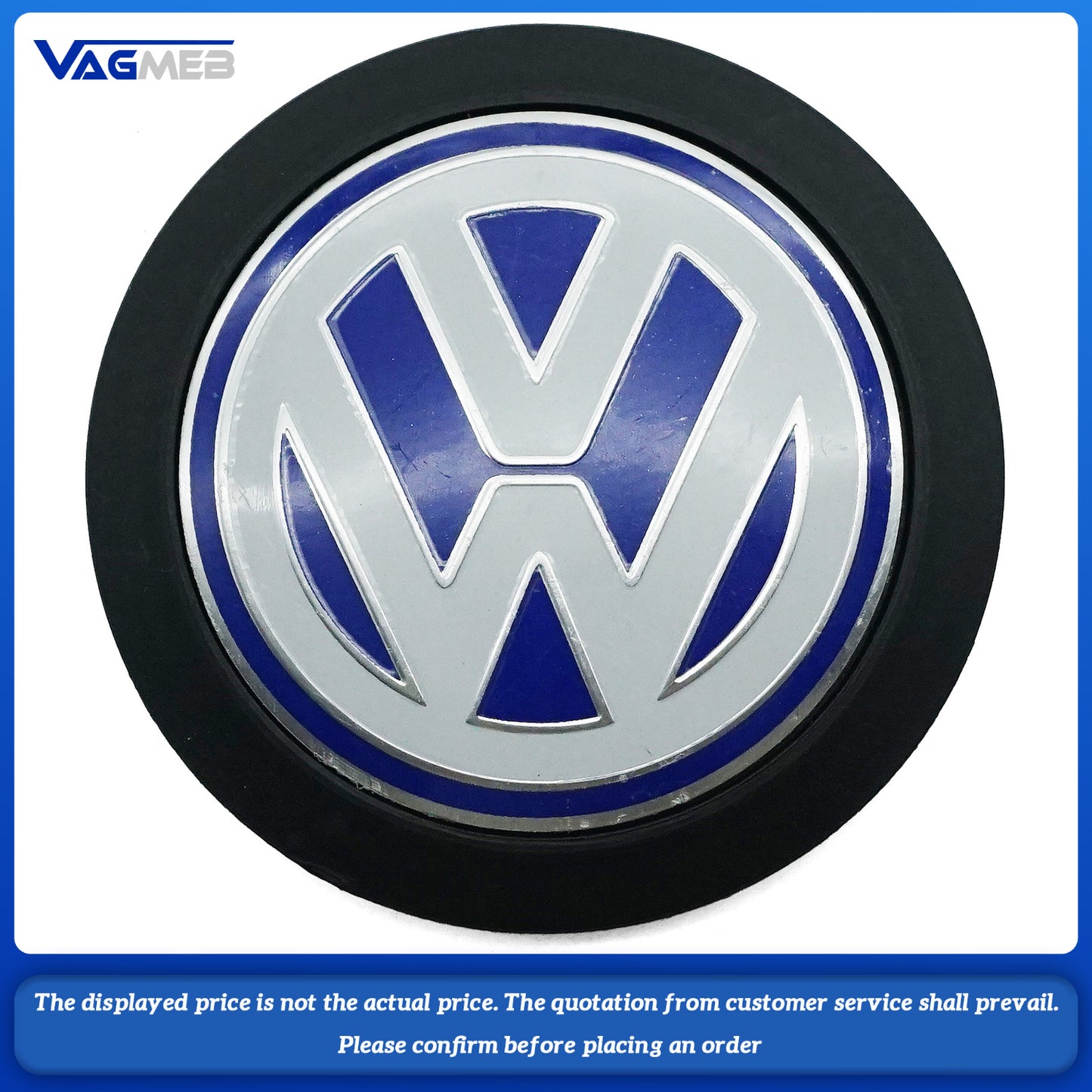 The upper cover For VW Passat B5 engine is marked in blue