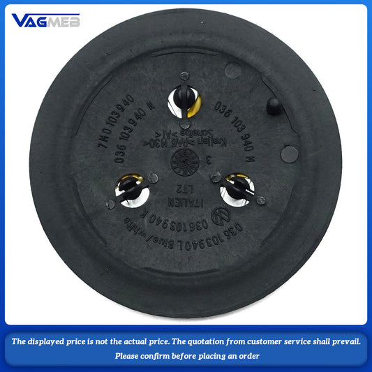 The upper cover For VW Passat B5 engine is marked in blue