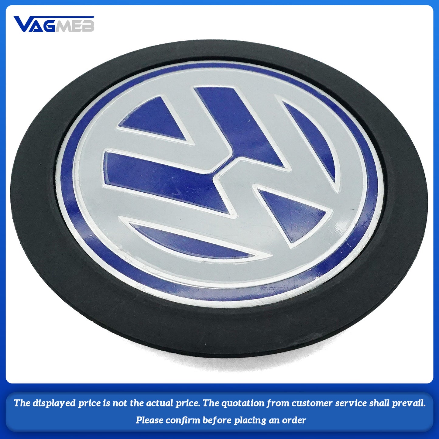 The upper cover For VW Passat B5 engine is marked in blue