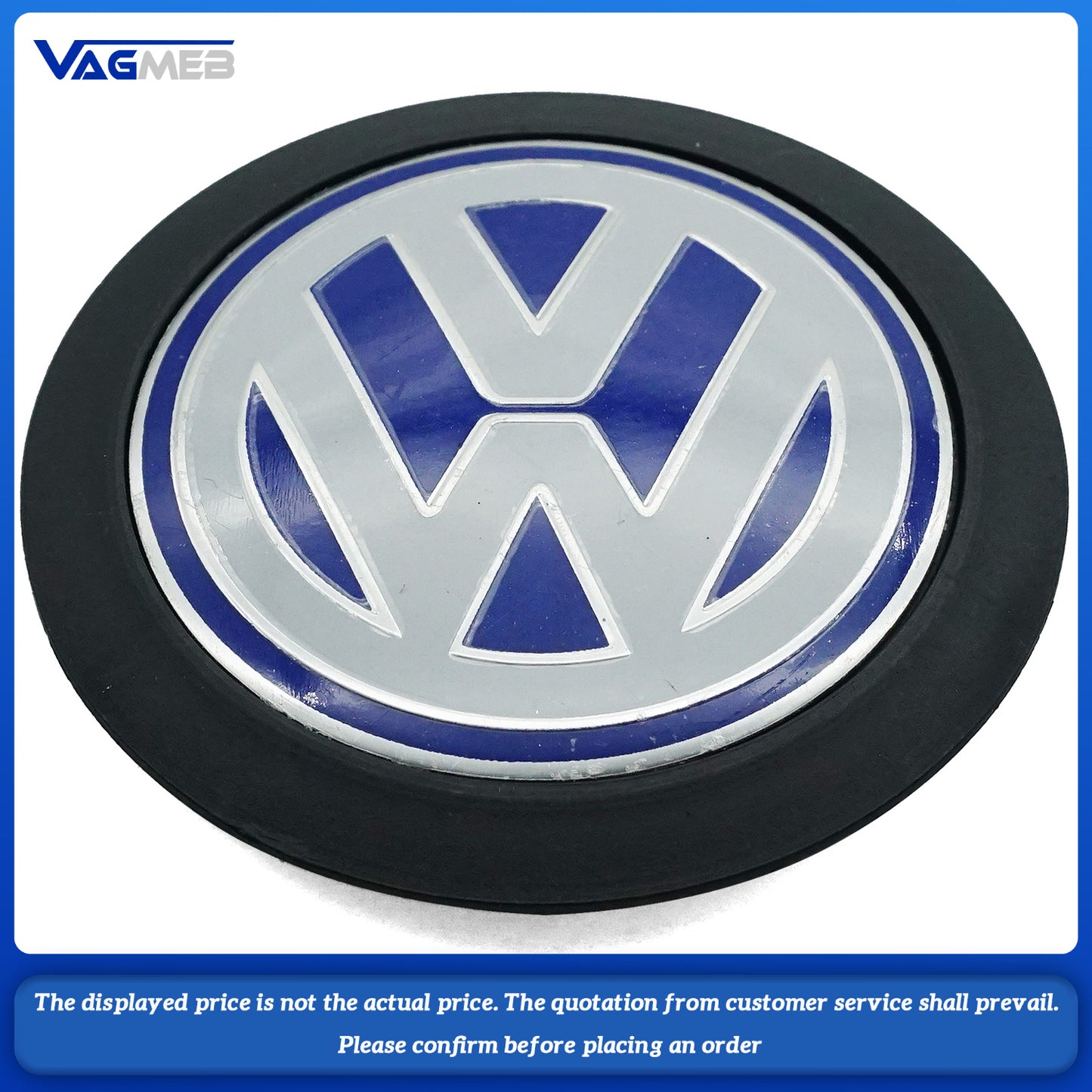 The upper cover For VW Passat B5 engine is marked in blue