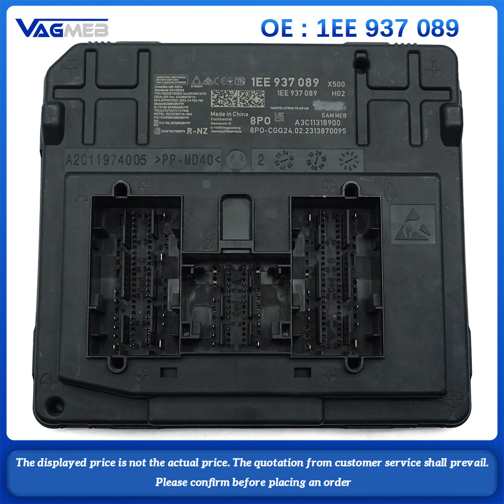BCM Body Controller Grid Control Unit Module 1EE937089 For ID3 ID4 ID5 ID6 ID7
