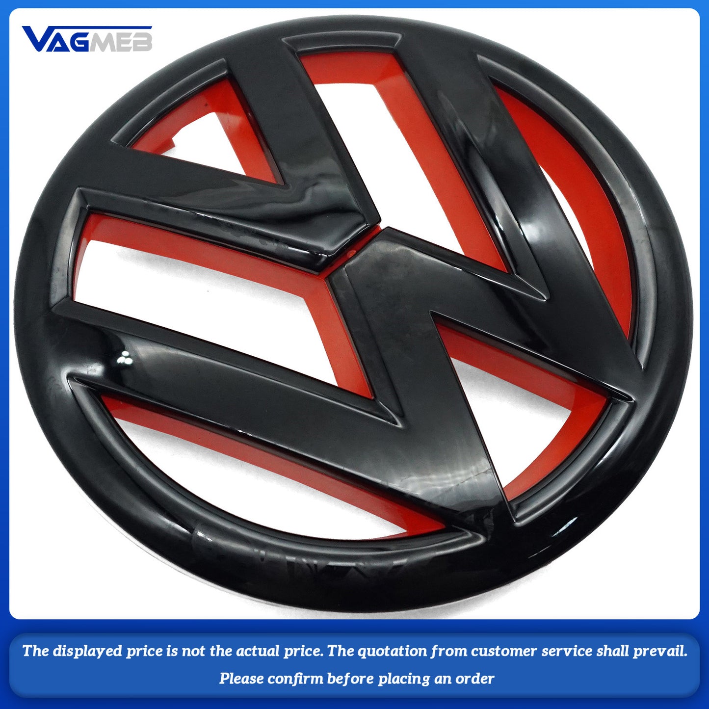 Car Front Grill Badges Rear Trunk Emblem Lid Covers Logo Sticker For VW VW Golf 6 golf6 MK6 GTI