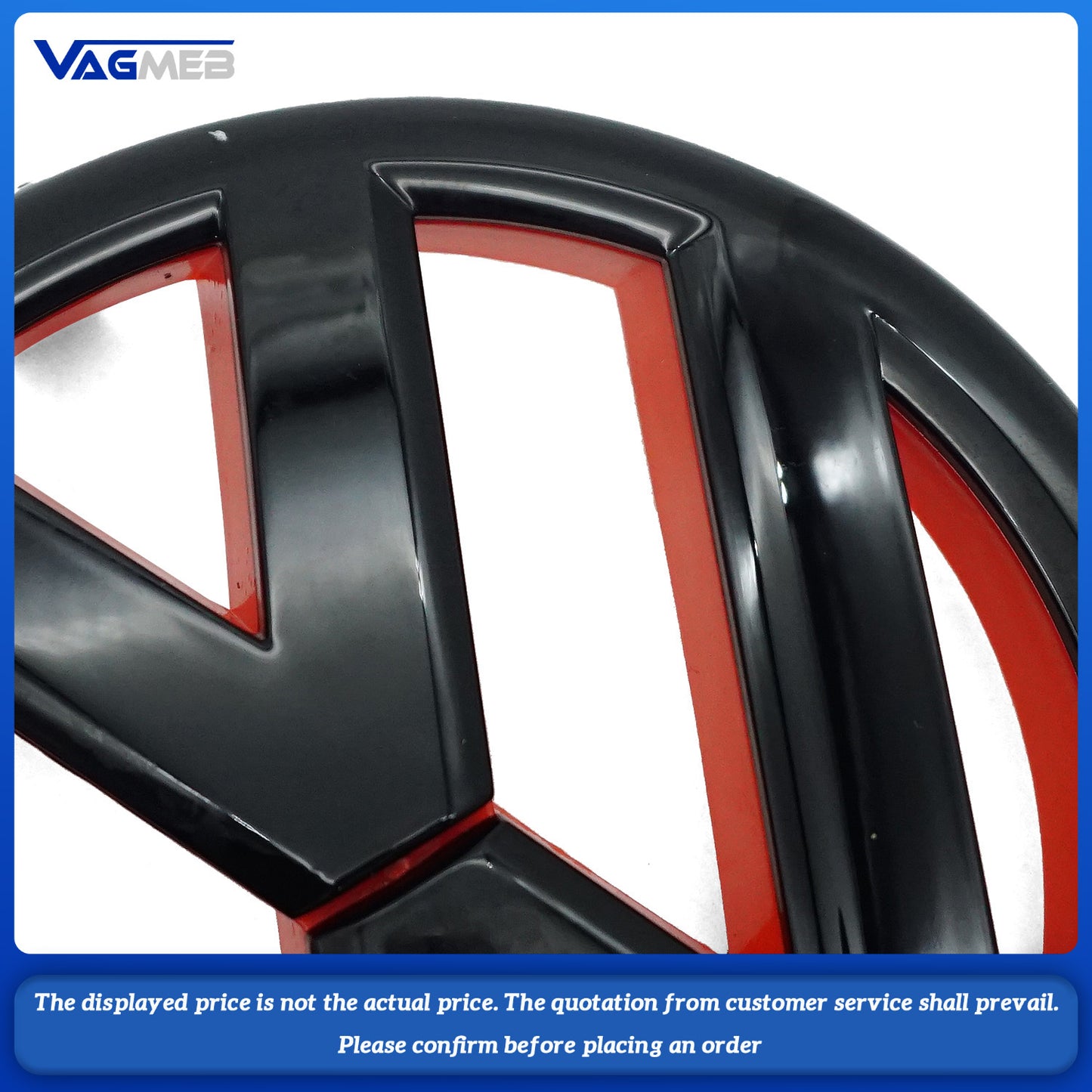 Car Front Grill Badges Rear Trunk Emblem Lid Covers Logo Sticker For VW VW Golf 6 golf6 MK6 GTI