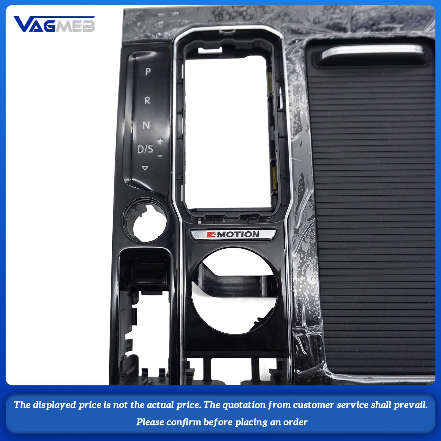 For VW Atlas lacquered Black water Cup Holder (High-end configuration) 3CG 864 263
