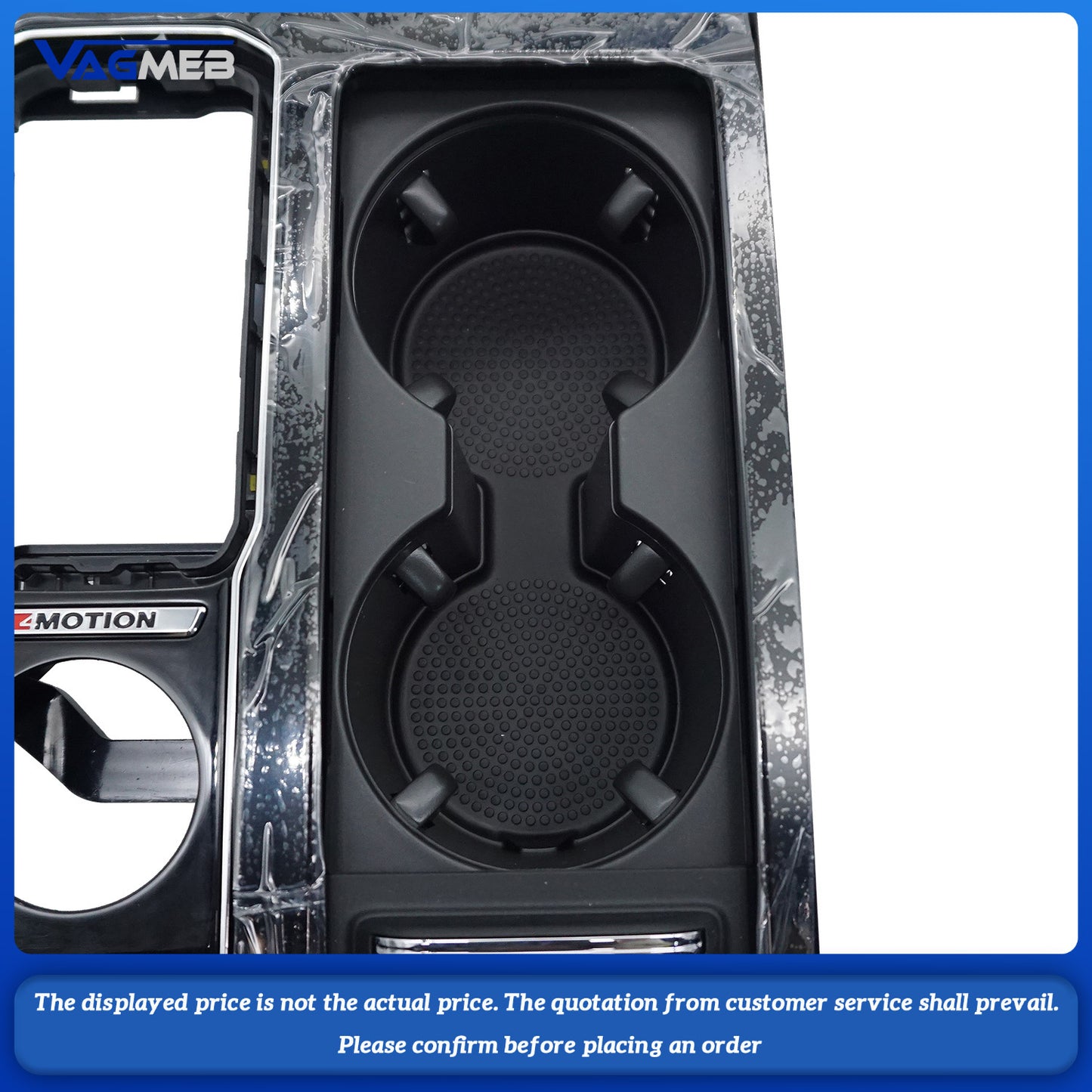 For VW Atlas lacquered Black water Cup Holder (High-end configuration) 3CG 864 263