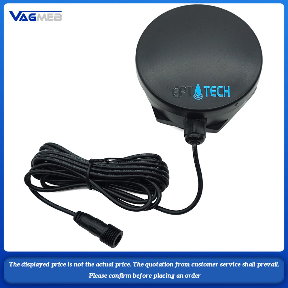 Ultrasonic Wireless Mobile App Detector Water Fuel Oil Liquid Level Sensor Alarm Indicator Remote Tank Monitor