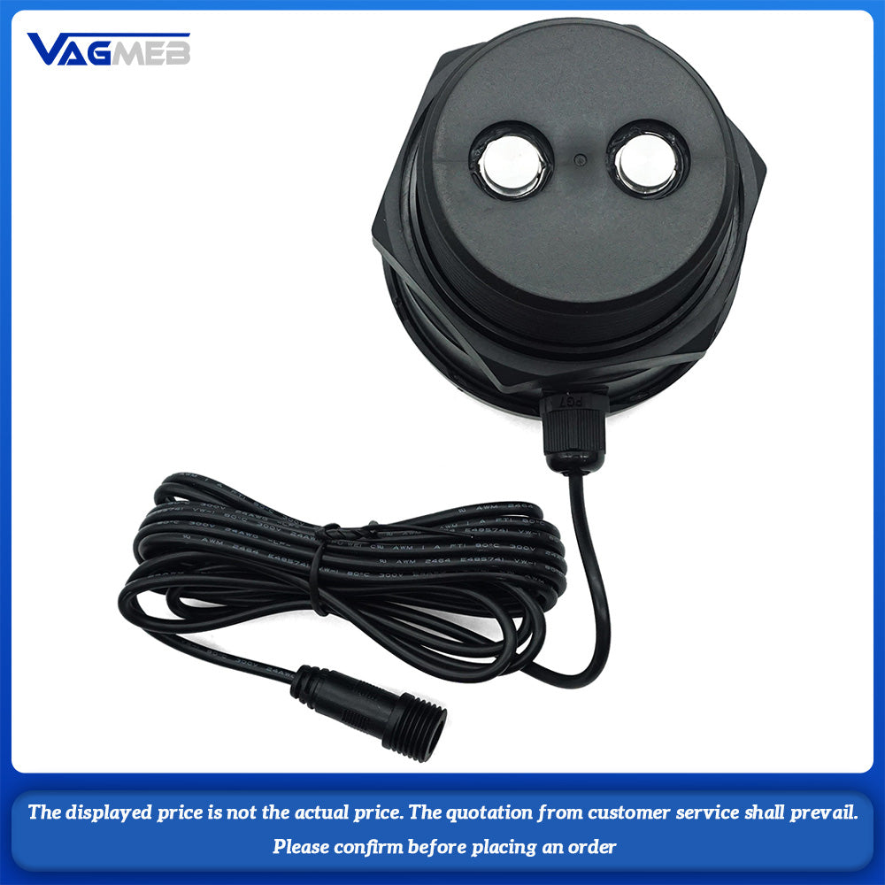 Ultrasonic Wireless Mobile App Detector Water Fuel Oil Liquid Level Sensor Alarm Indicator Remote Tank Monitor