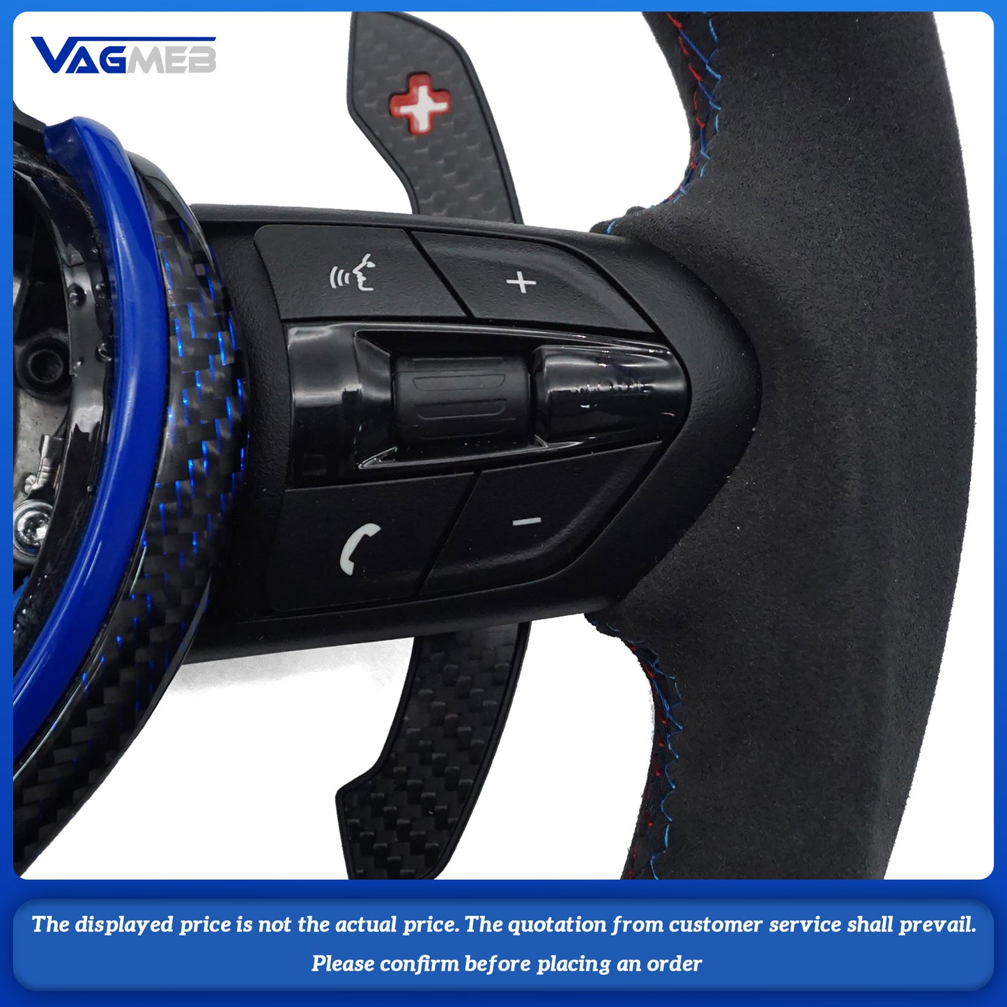 Carbon fiber Steering Wheel for BMW 12345678 M Series F20 F23 F44 F34 F10 F11 F06 F01 F48 F39 F25 F26 F15 F16 F87 F80 F82 F90