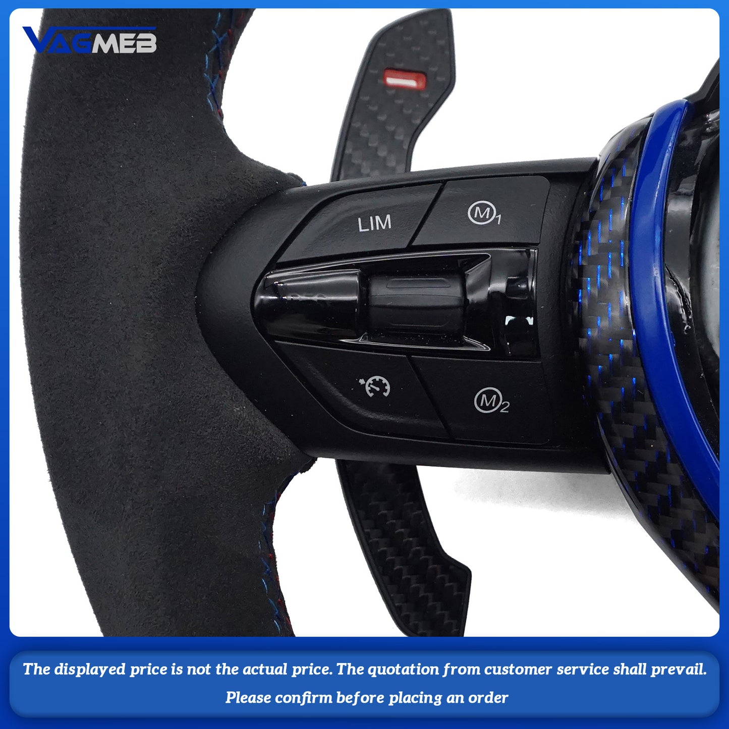 Carbon fiber Steering Wheel for BMW 12345678 M Series F20 F23 F44 F34 F10 F11 F06 F01 F48 F39 F25 F26 F15 F16 F87 F80 F82 F90