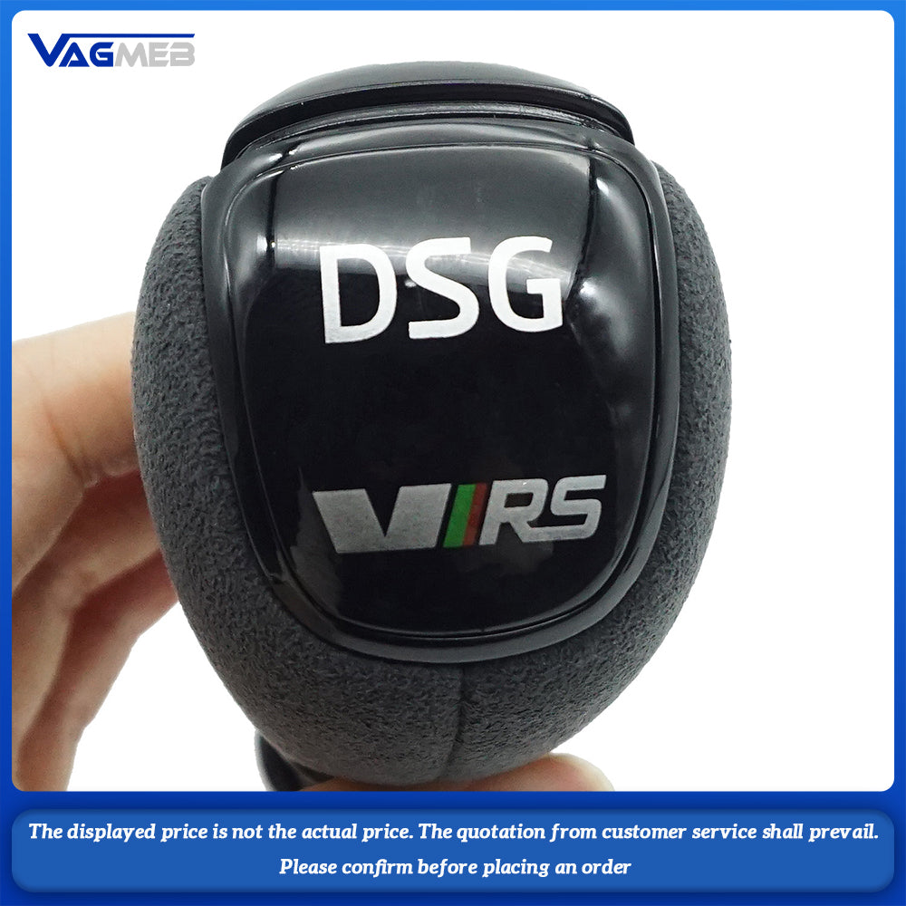 DSG Gear Shift Knob Leather Side Cover Interior Parts Accessories For Skoda Octavia Superb Fabia Yeti