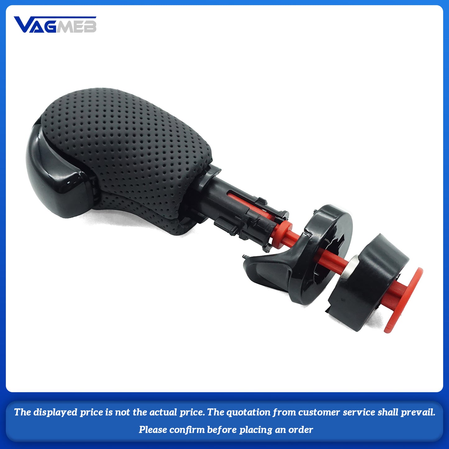 DSG Gear Shift Knob Leather Side Cover Interior Parts Accessories For Skoda Octavia Superb Fabia Yeti
