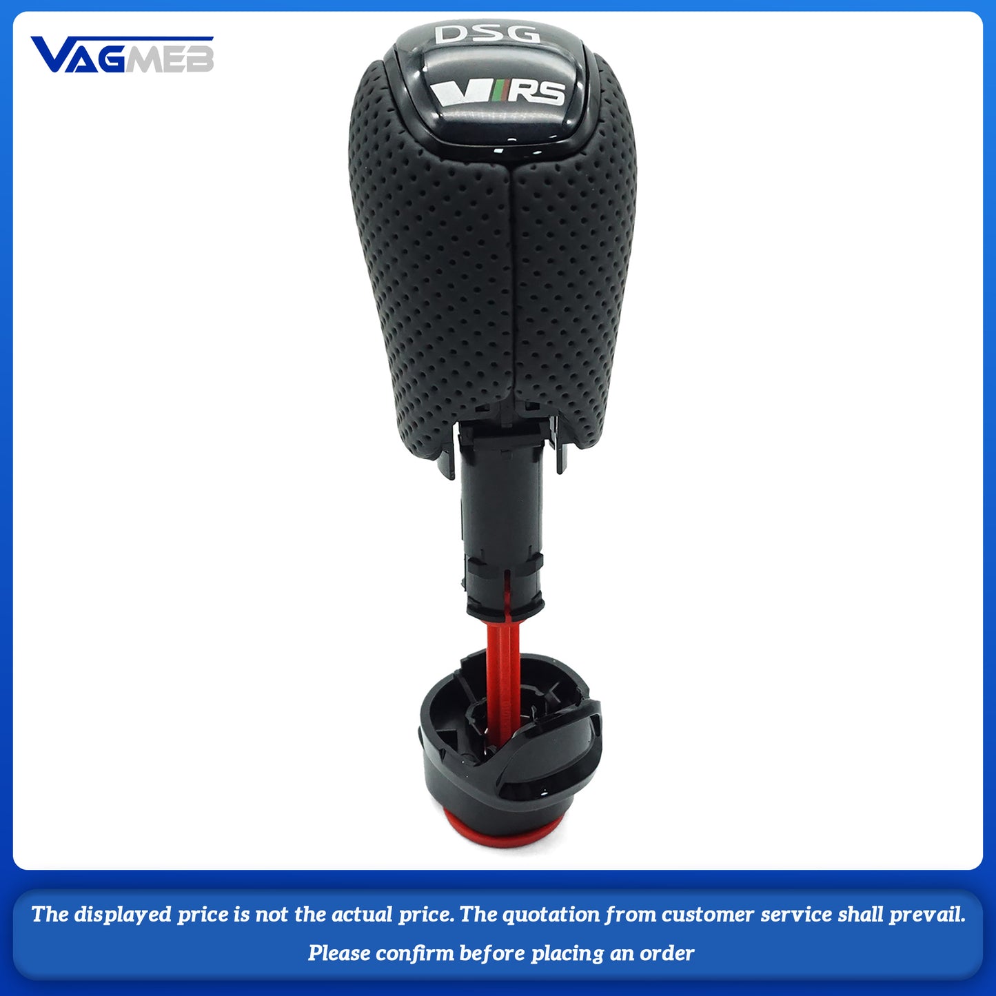 DSG Gear Shift Knob Leather Side Cover Interior Parts Accessories For Skoda Octavia Superb Fabia Yeti