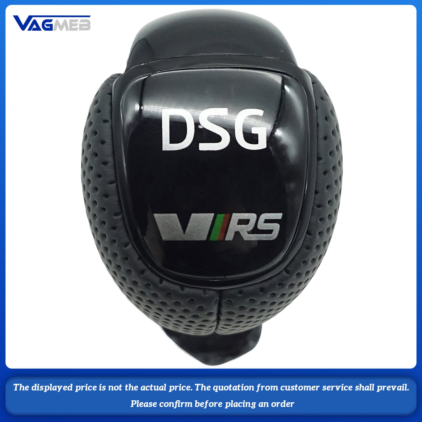 DSG Gear Shift Knob Leather Side Cover Interior Parts Accessories For Skoda Octavia Superb Fabia Yeti