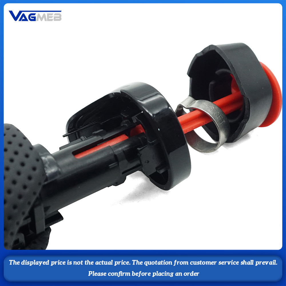 DSG Gear Shift Knob Leather Side Cover Interior Parts Accessories For Skoda Octavia Superb Fabia Yeti