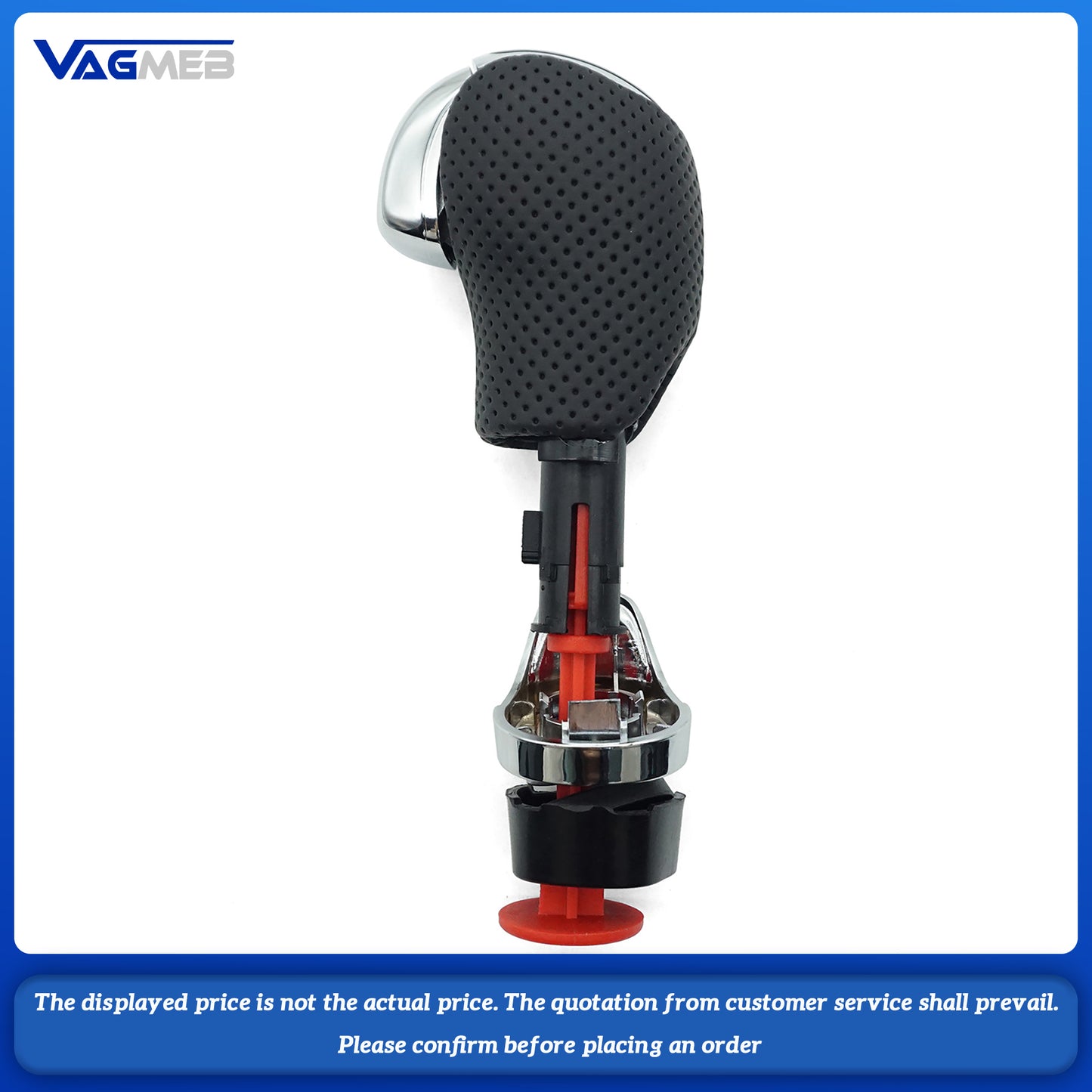 DSG Gear Shift Knob Leather Side Cover Interior Parts Accessories For Skoda Octavia Superb Fabia Yeti