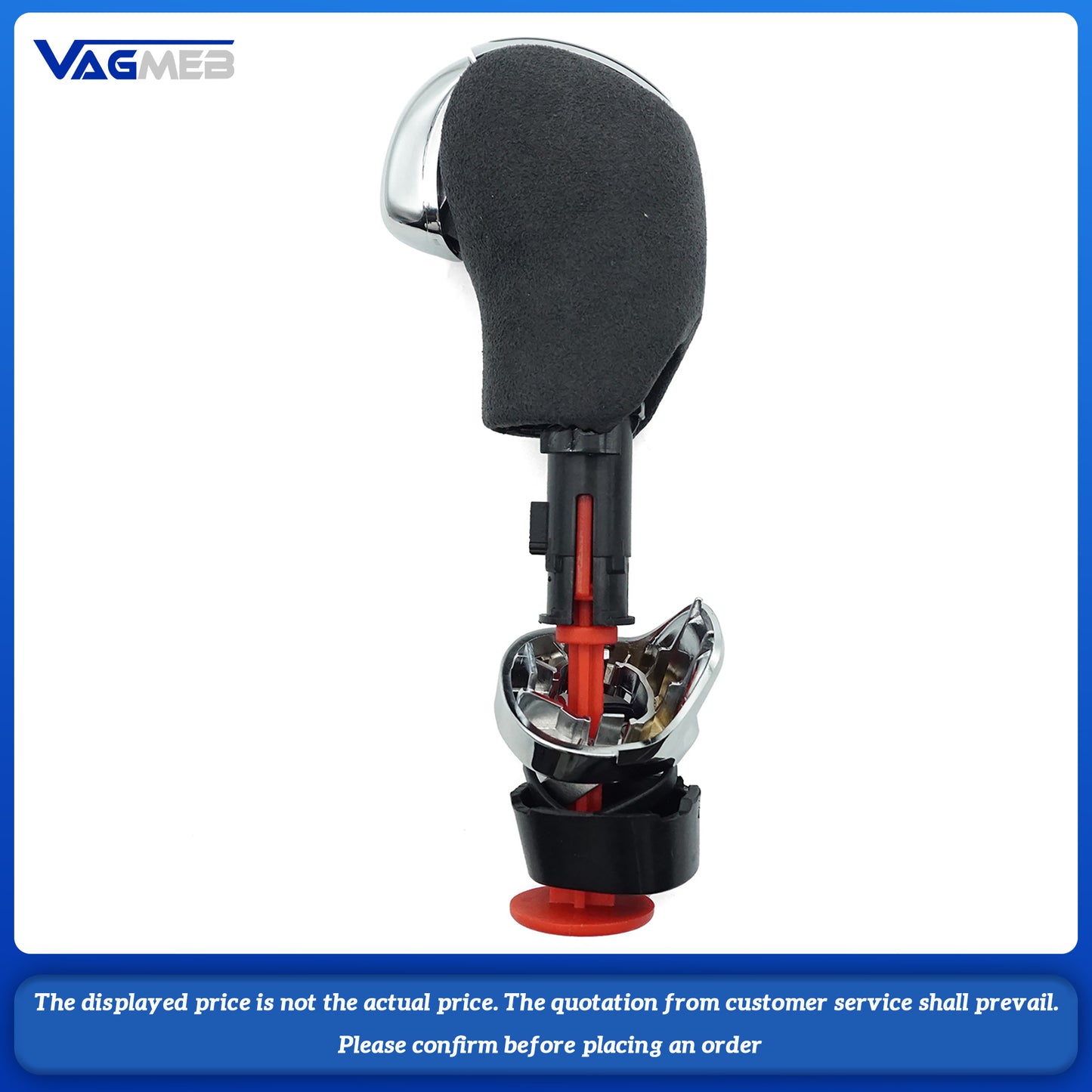 DSG Gear Shift Knob Leather Side Cover Interior Parts Accessories For Skoda Octavia Superb Fabia Yeti