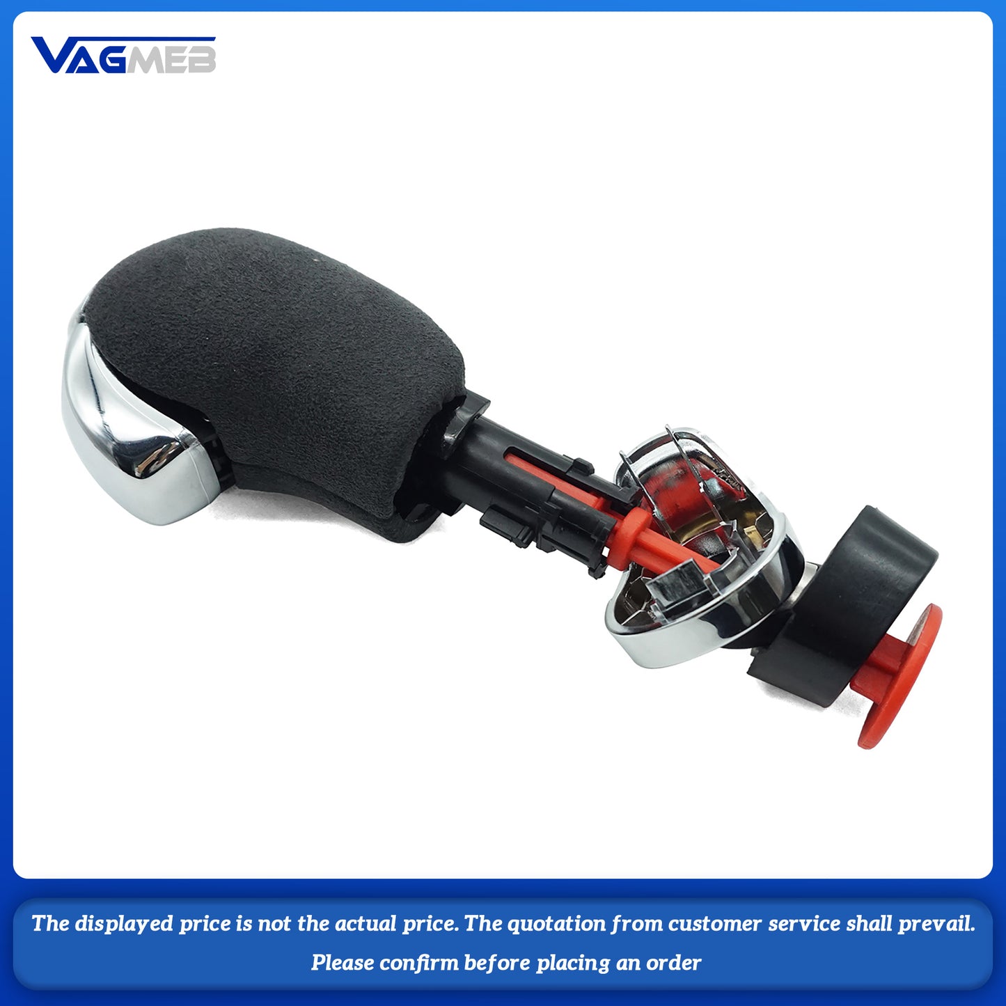 DSG Gear Shift Knob Leather Side Cover Interior Parts Accessories For Skoda Octavia Superb Fabia Yeti