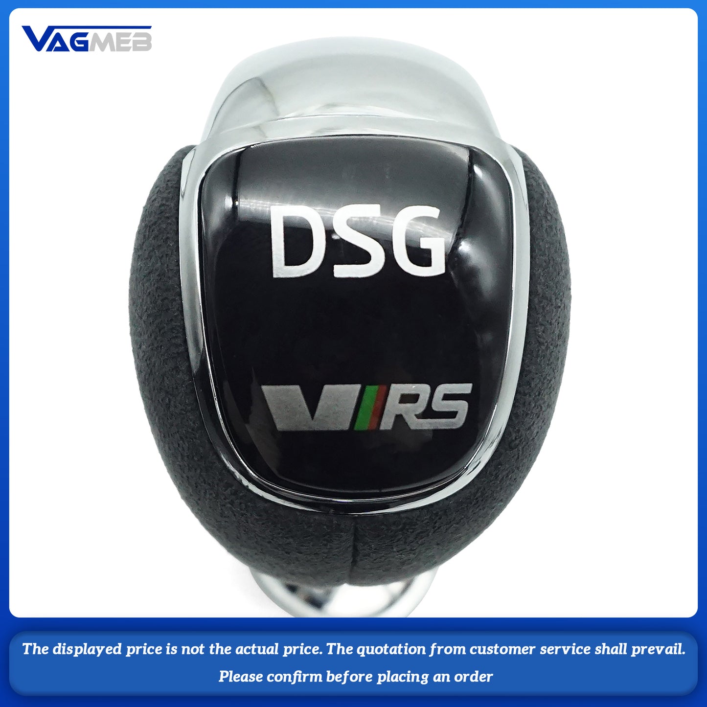 DSG Gear Shift Knob Leather Side Cover Interior Parts Accessories For Skoda Octavia Superb Fabia Yeti