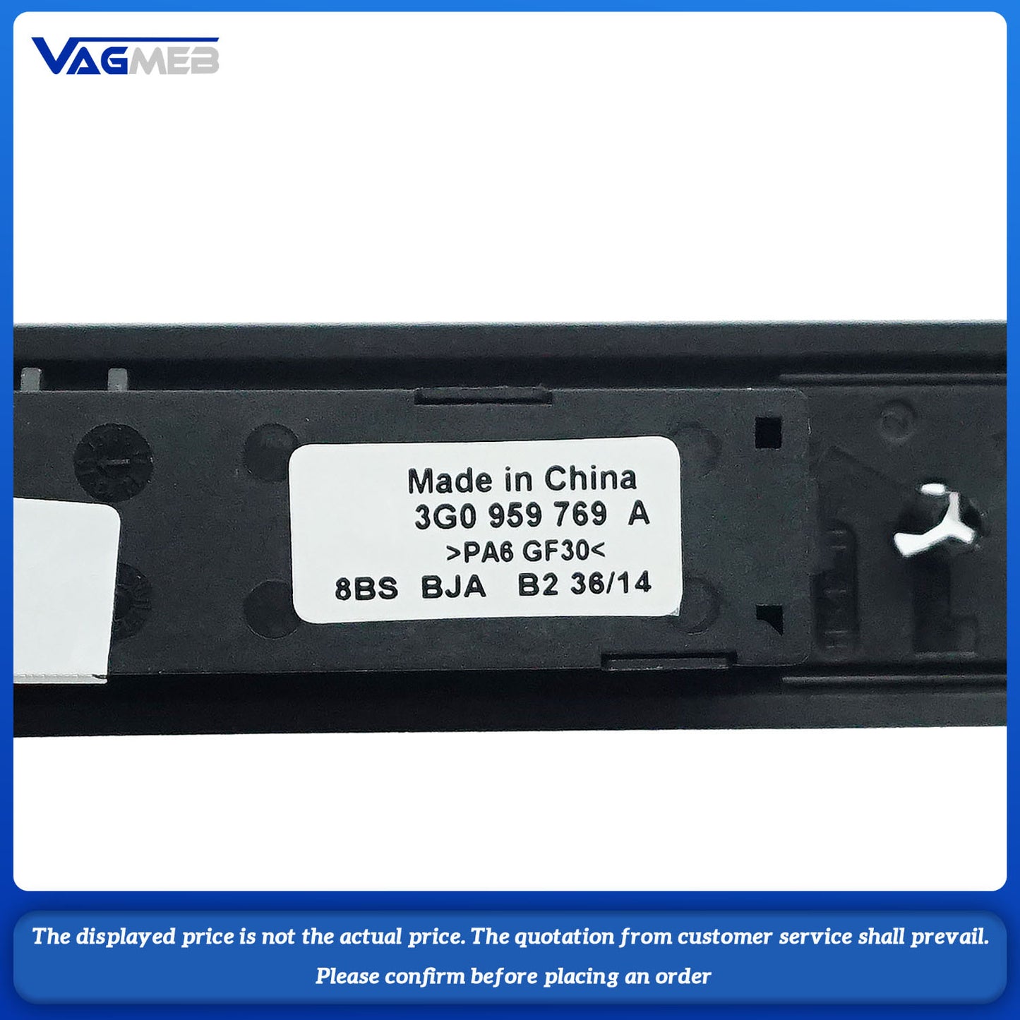 For VW Arteon Golf Passat B8 variant seat adjustment button switch 3G0 959 769A