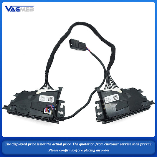 For Audi A6C8 steering wheel control buttons with heating tape RS logo