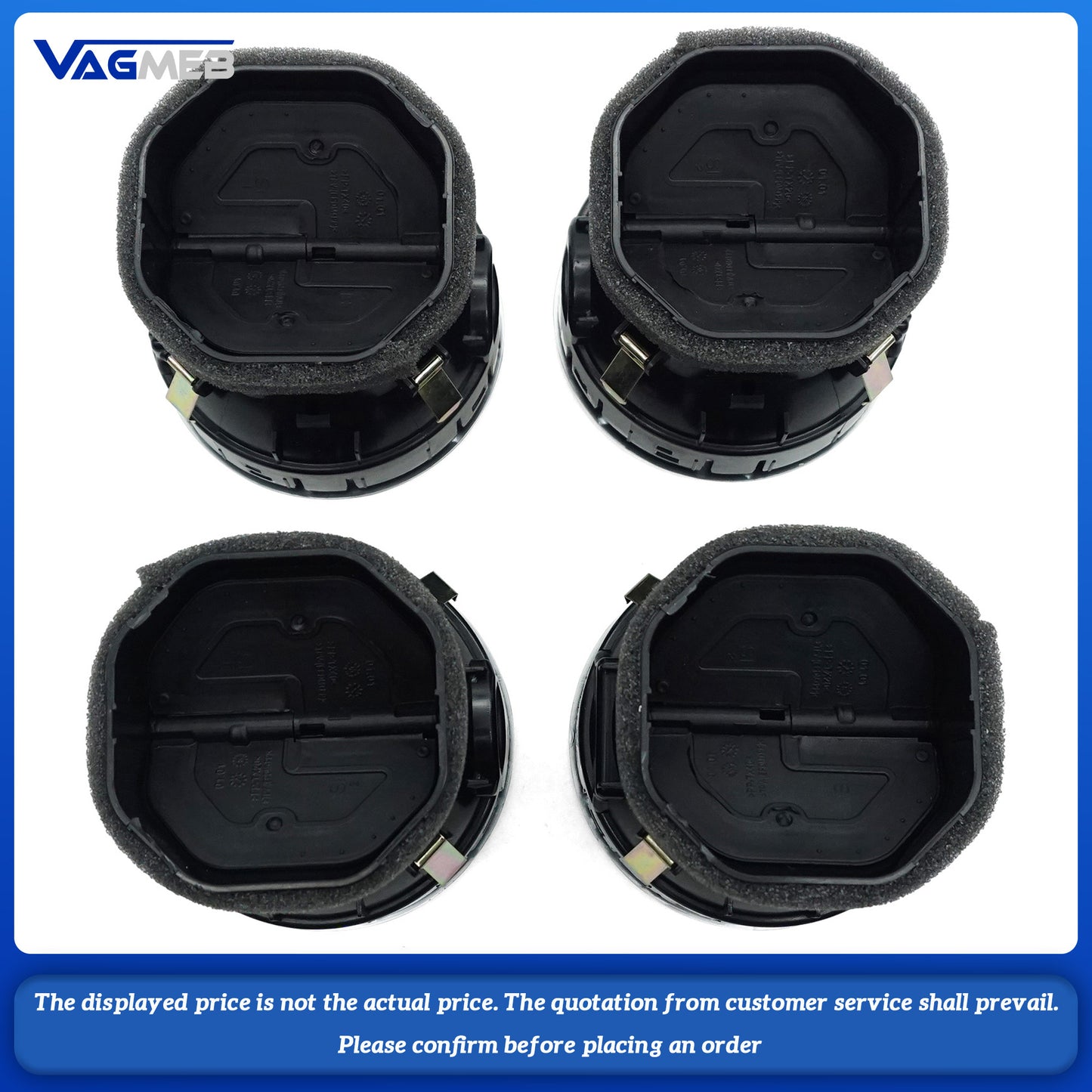 For Mercedes-Benz V 2017 Turbine Air Vent Ambient Light Kit Air Vents Car Parts
