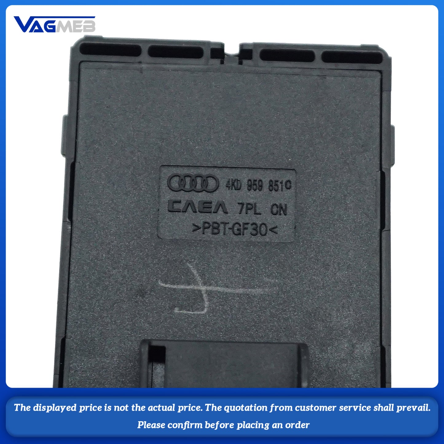 For Audi A6C8 electroplated window regulator switch window controller 4KD 959 851
