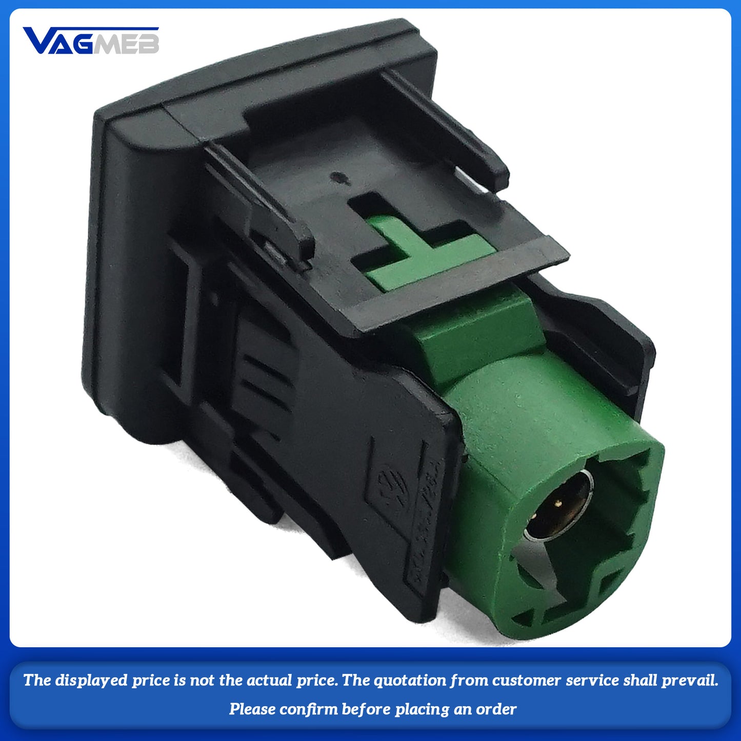 Car USB Switch Panel Install Plug Socket For VW Passat B6 B7 CC Golf 6 MK5 MK6 Jetta Touran Bora POLO Scirocco 5KD 035 726 A