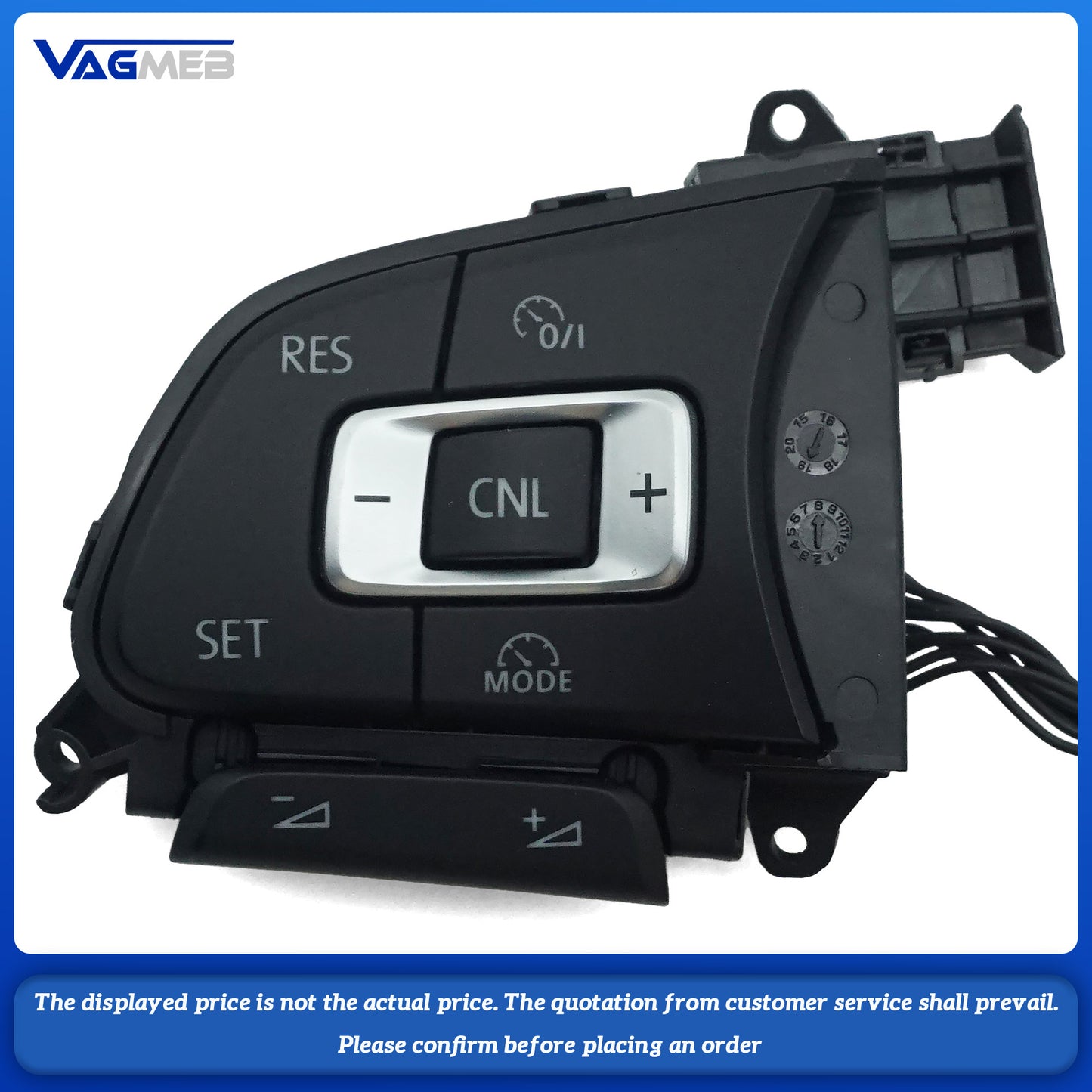 For VW Tiguan MK2 T-ROC multifunctional steering wheel button with heating function 5NG 959 442