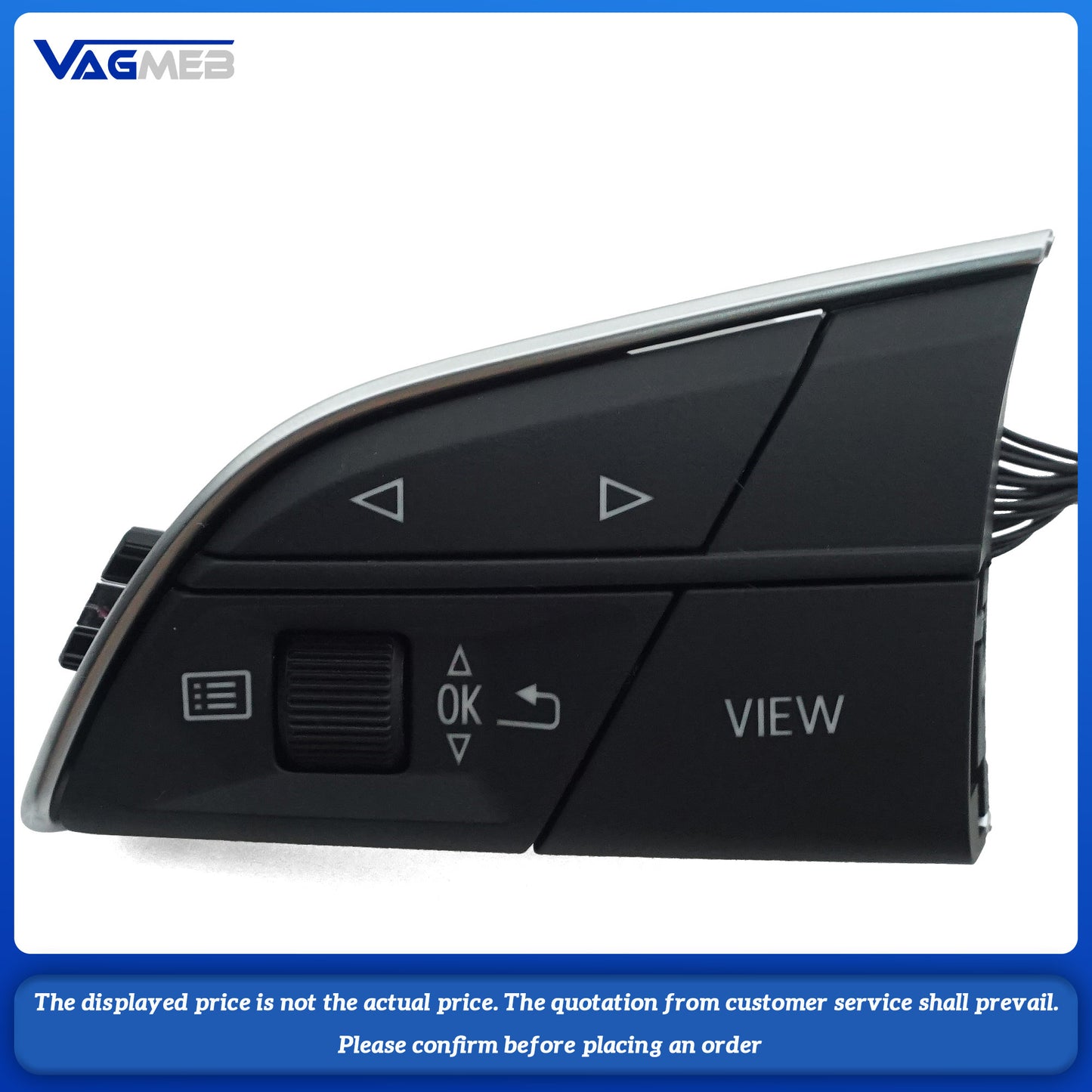 For Audi Q3 Steering Wheel Buttons, Multifunctional Switches, Car Accessories, Steering Wheel Accessories 4M8 951 523
