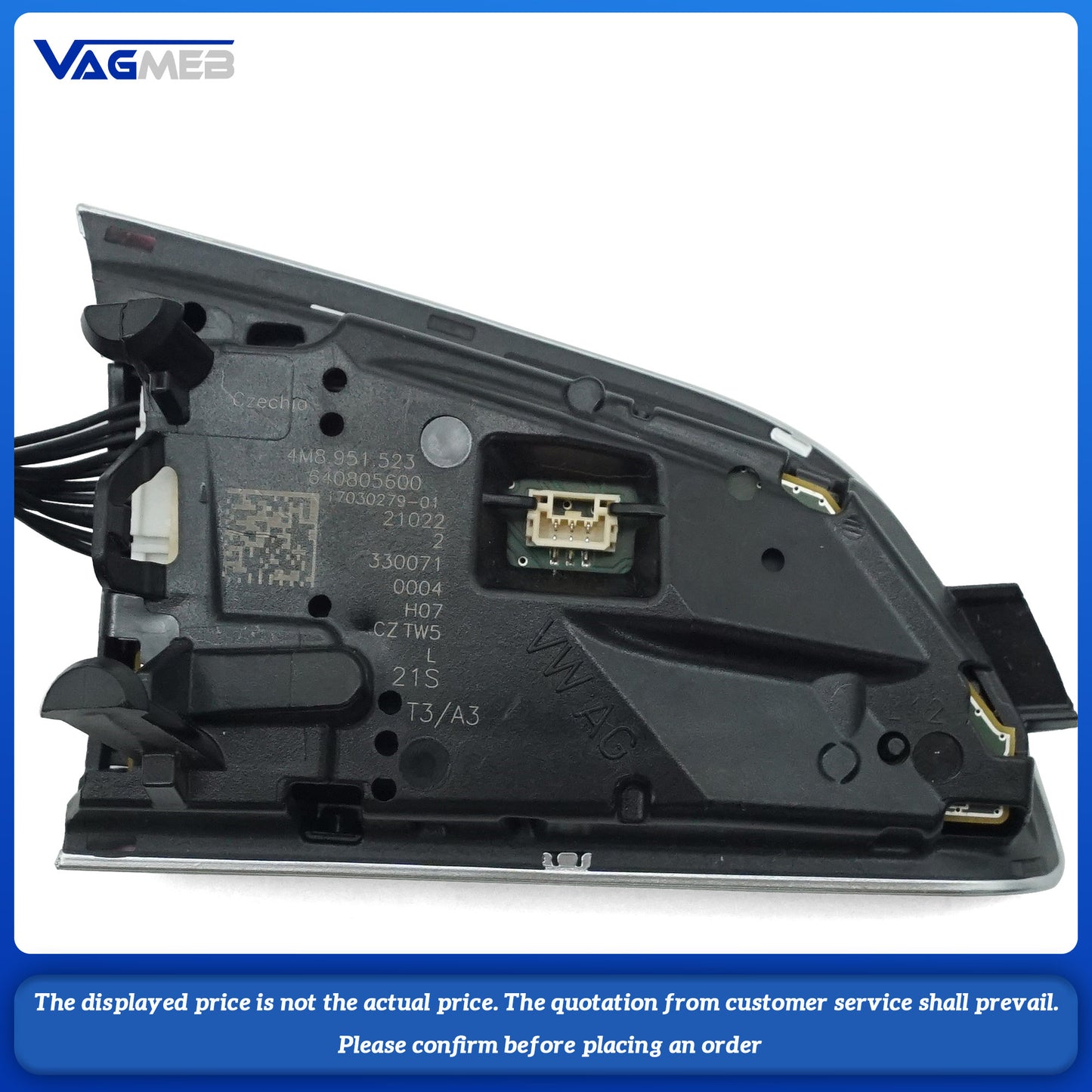For Audi Q3 Steering Wheel Buttons, Multifunctional Switches, Car Accessories, Steering Wheel Accessories 4M8 951 523
