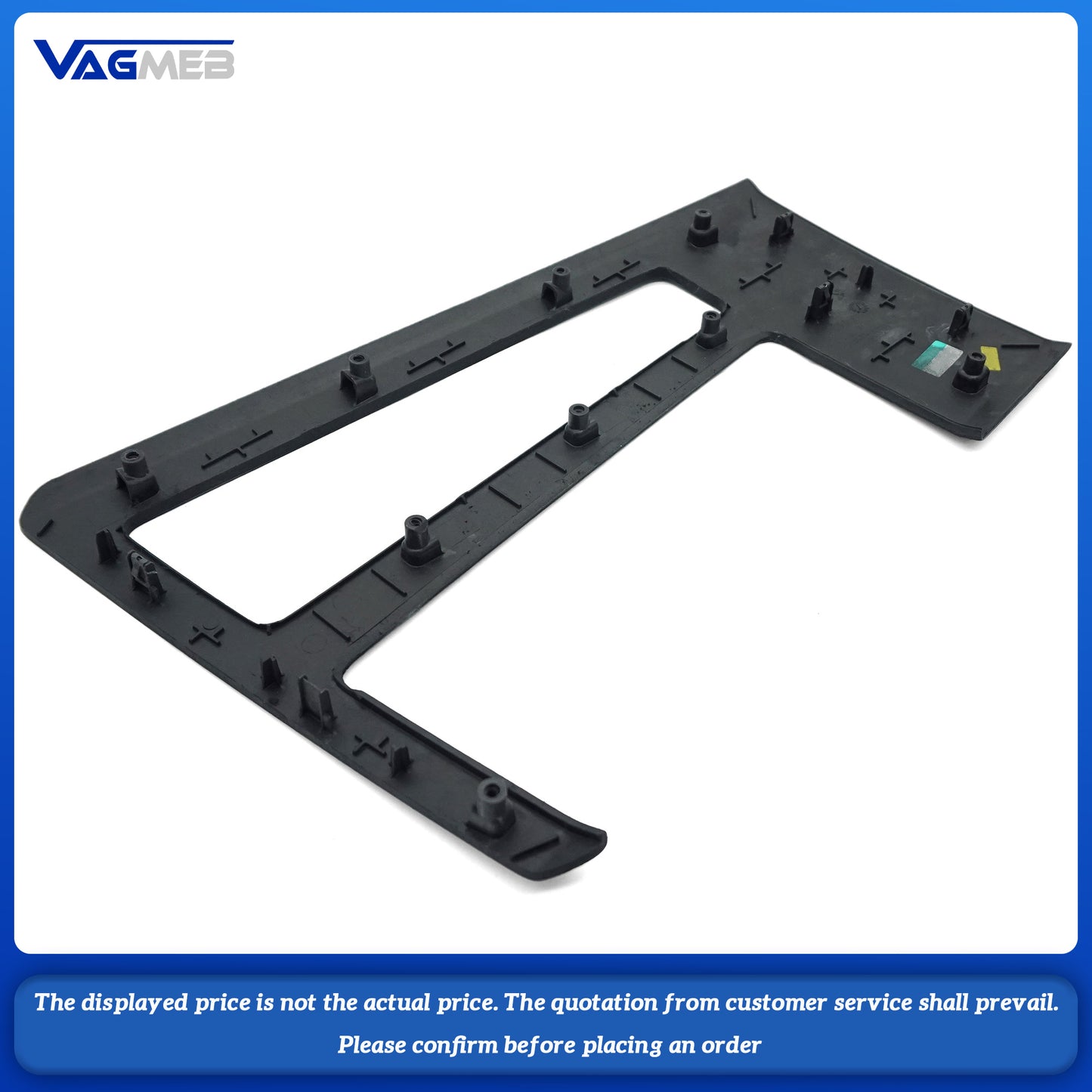 For Audi A6C8 A7 Central aisle cup holder carbon fiber trim plate