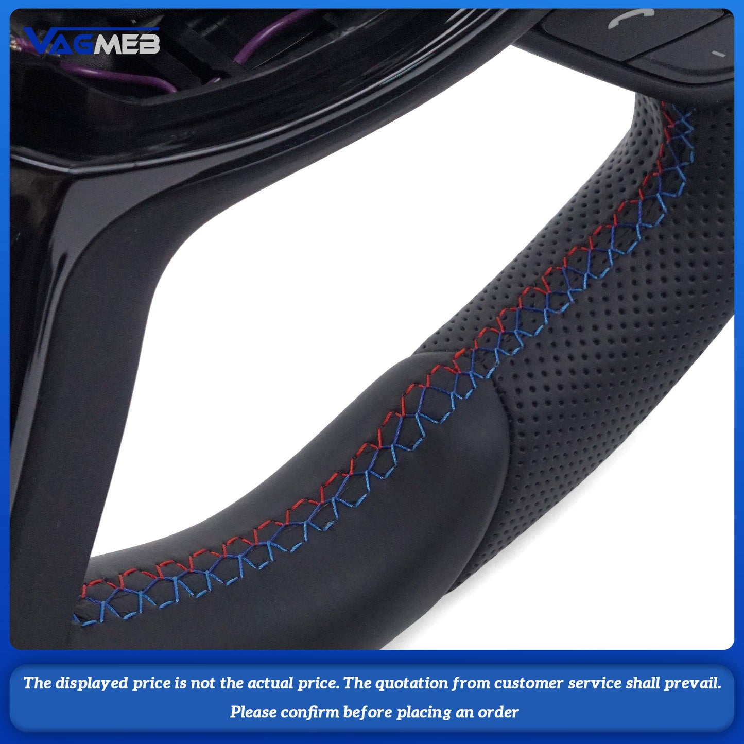M Sport Steering Wheel For BMW F10 F20 F21 F30 F31 F32 F34 F36 F80 F82 F87 F90 M3 M5 E90 E87 E71 E84 E83