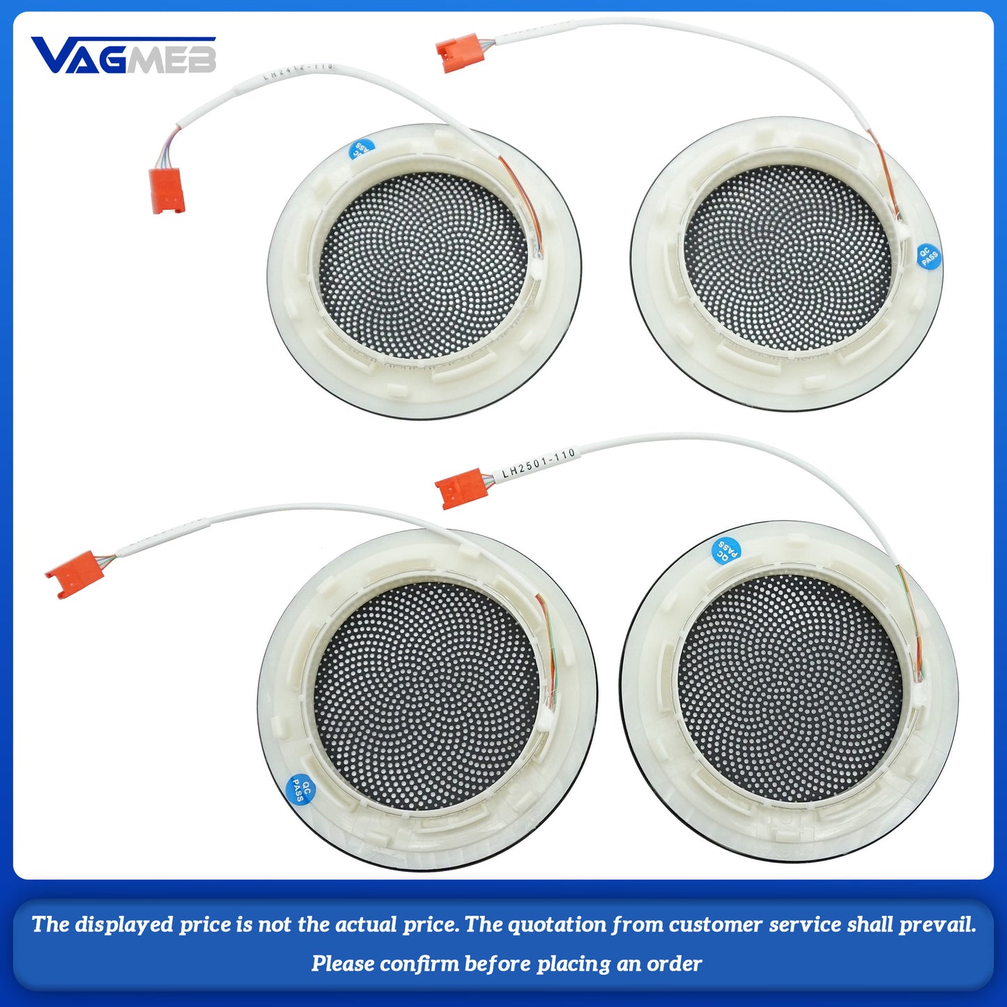 For BMW X2 Four-door high-pitched cover plates (a set of four)