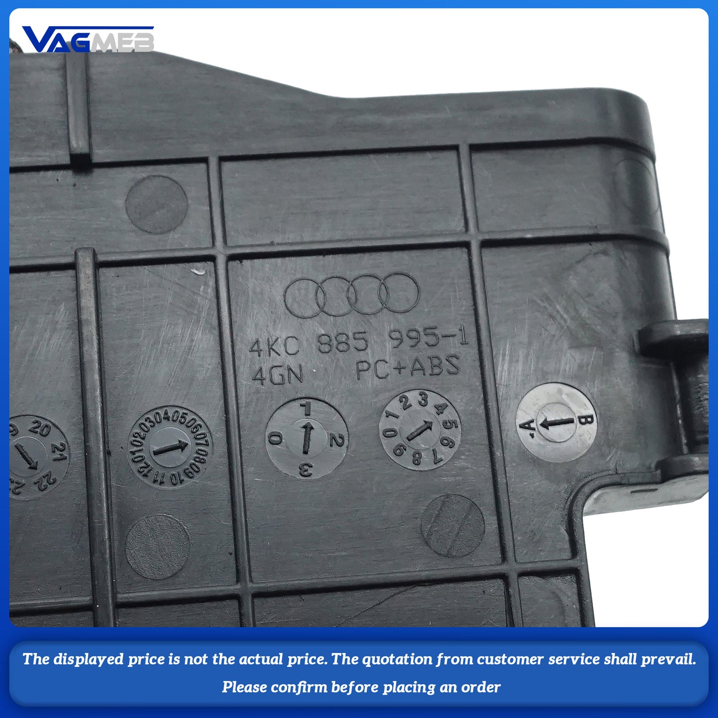 For Audi A5 E-TRC Rear seat beverage rack cup holder 4KC 885 995 4PK