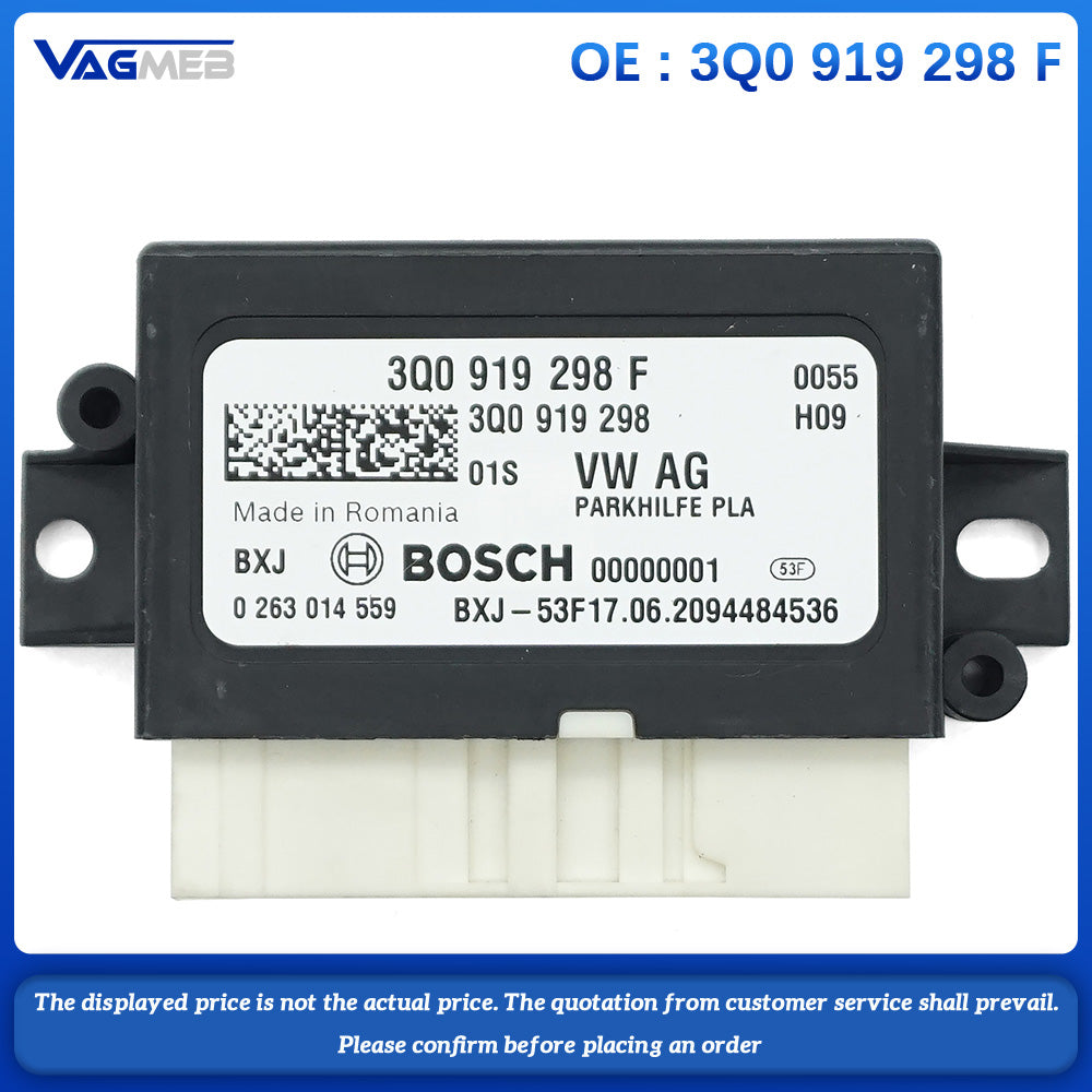 For VW Passat Tiguan L radar module, high configuration parking radar module 3Q0919298F 3Q0 919 298 F